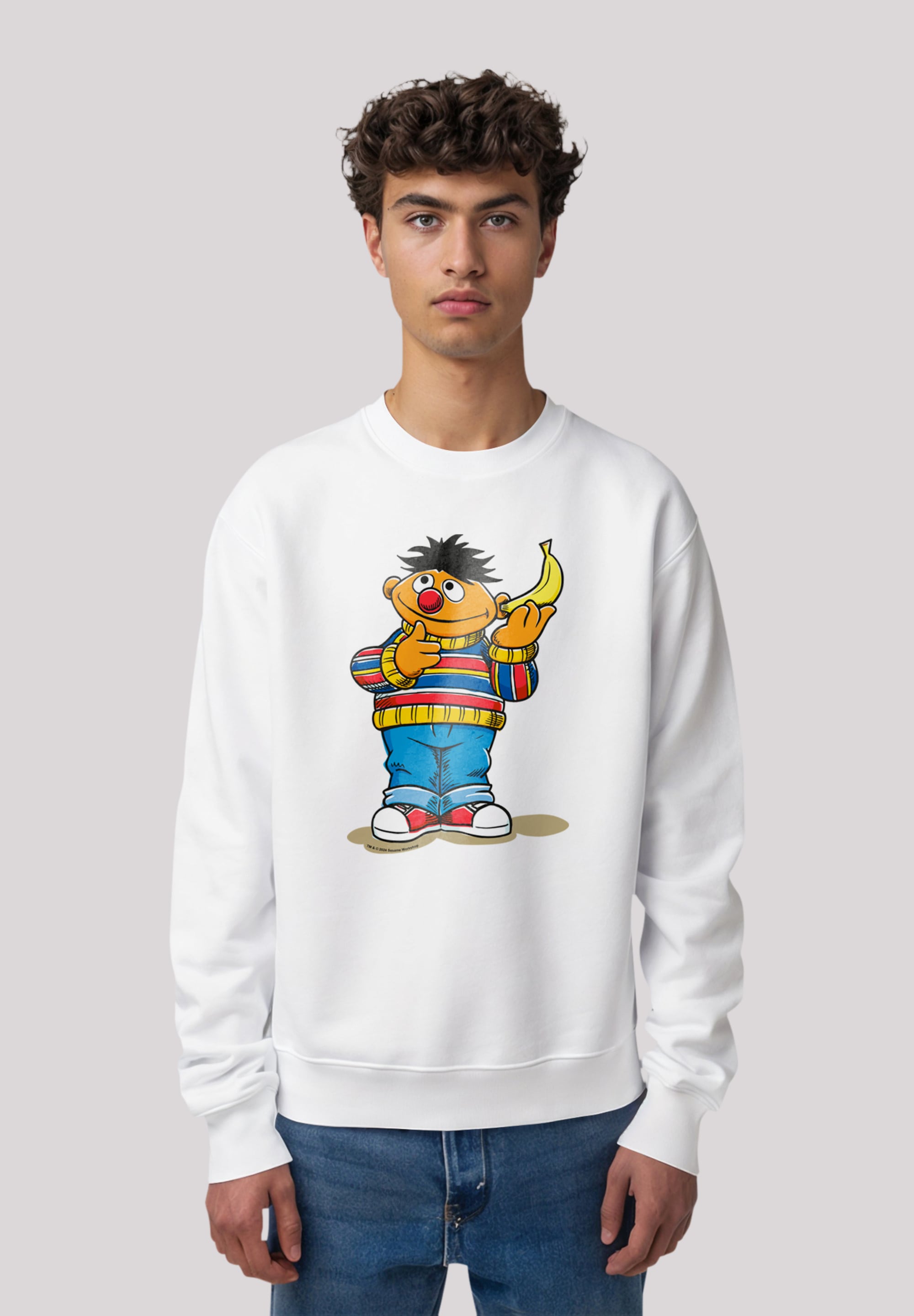 F4NT4STIC Sweatshirt "Sesamstraße Ernie Banana", Premium Qualität günstig online kaufen