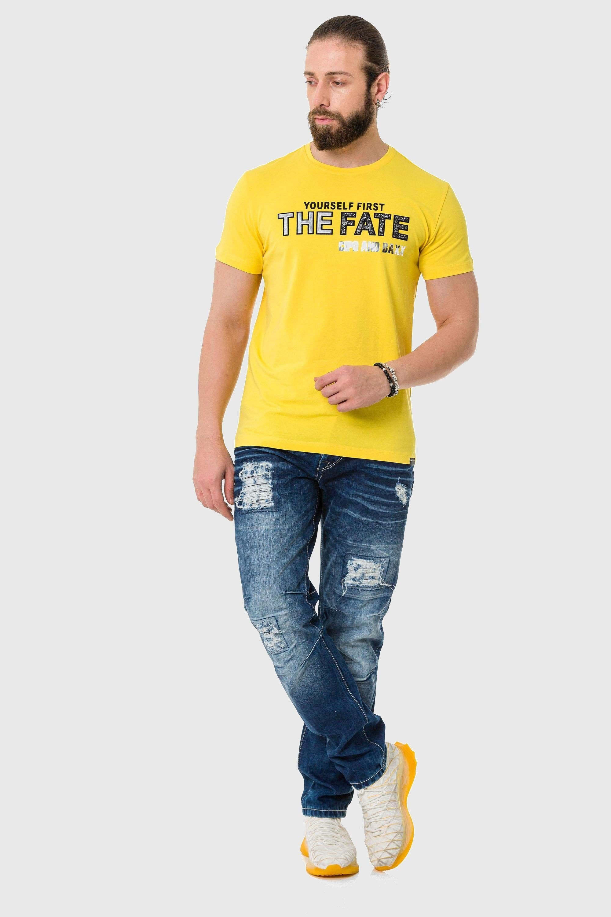Cipo & Baxx 5-Pocket-Jeans »Jeans«, im Used-Look