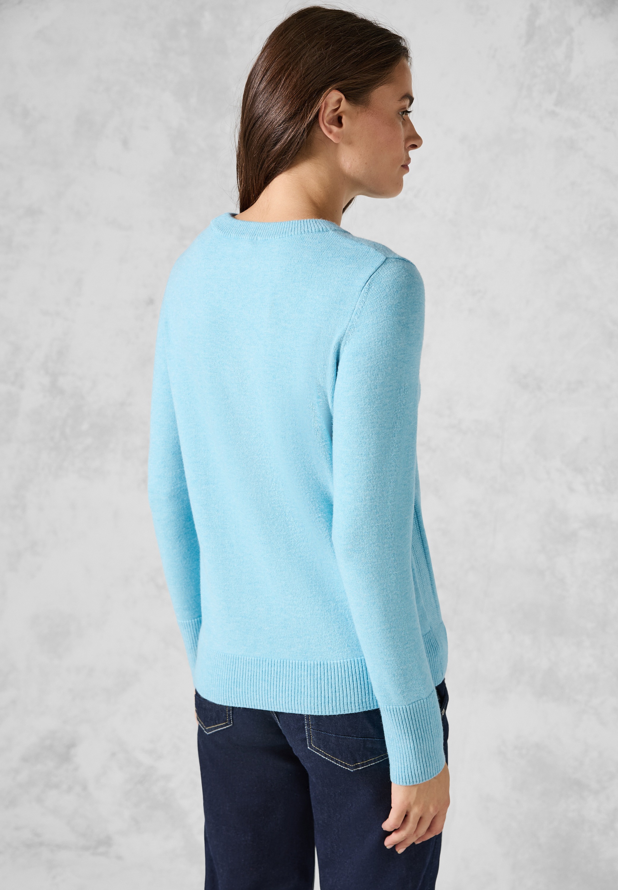 Cecil Strickpullover, aus softem Materialmix