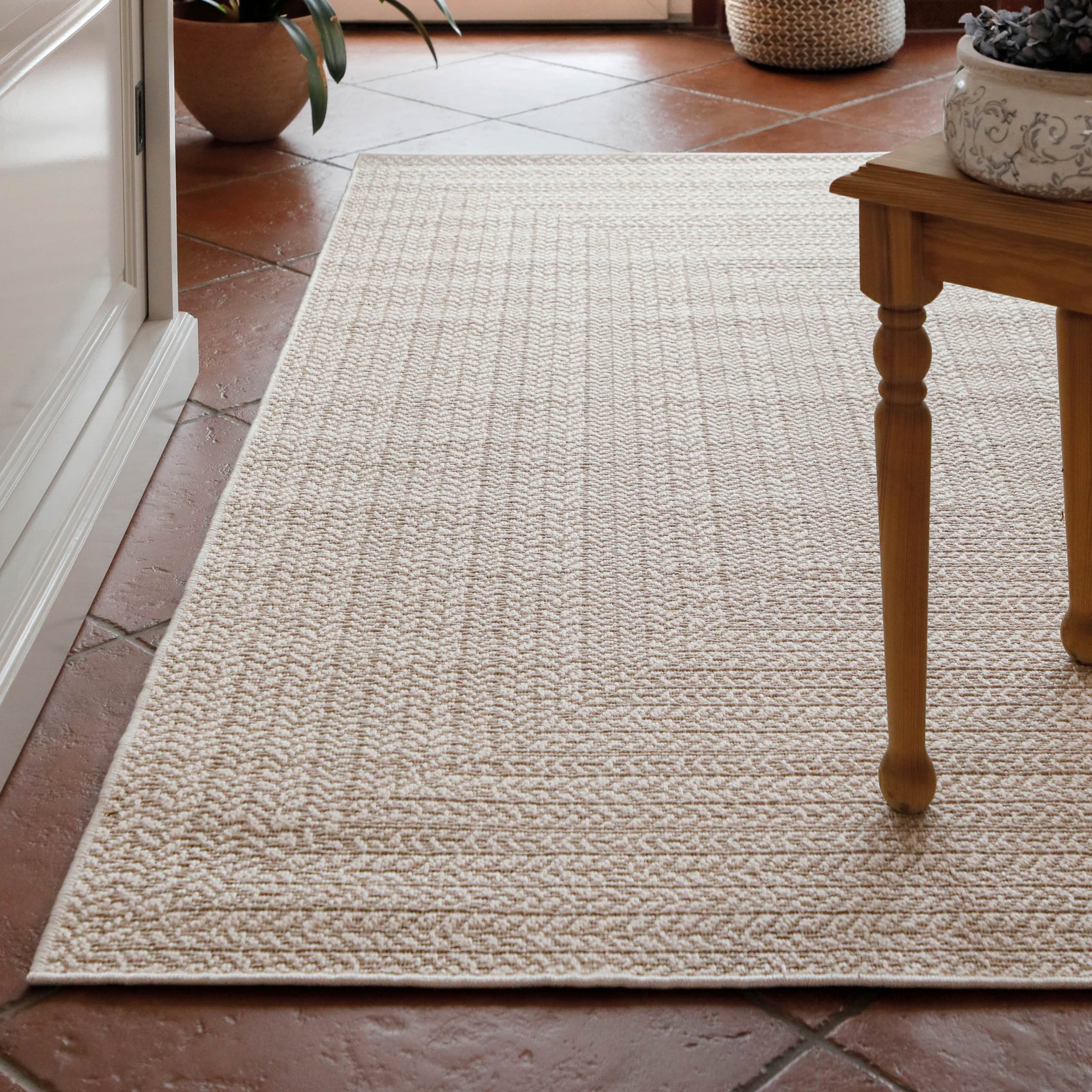 Wecon home Teppich "Layo" rechteckig 6 mm Höhe Flachgewebe, wetterfest, geo günstig online kaufen