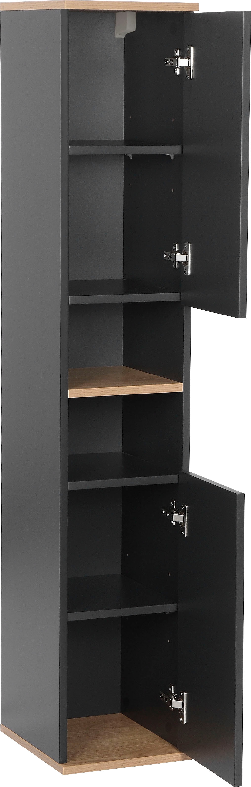 welltime Hochschrank "Haarlem", Breite 24cm, Badmöbel Schrank günstig online kaufen