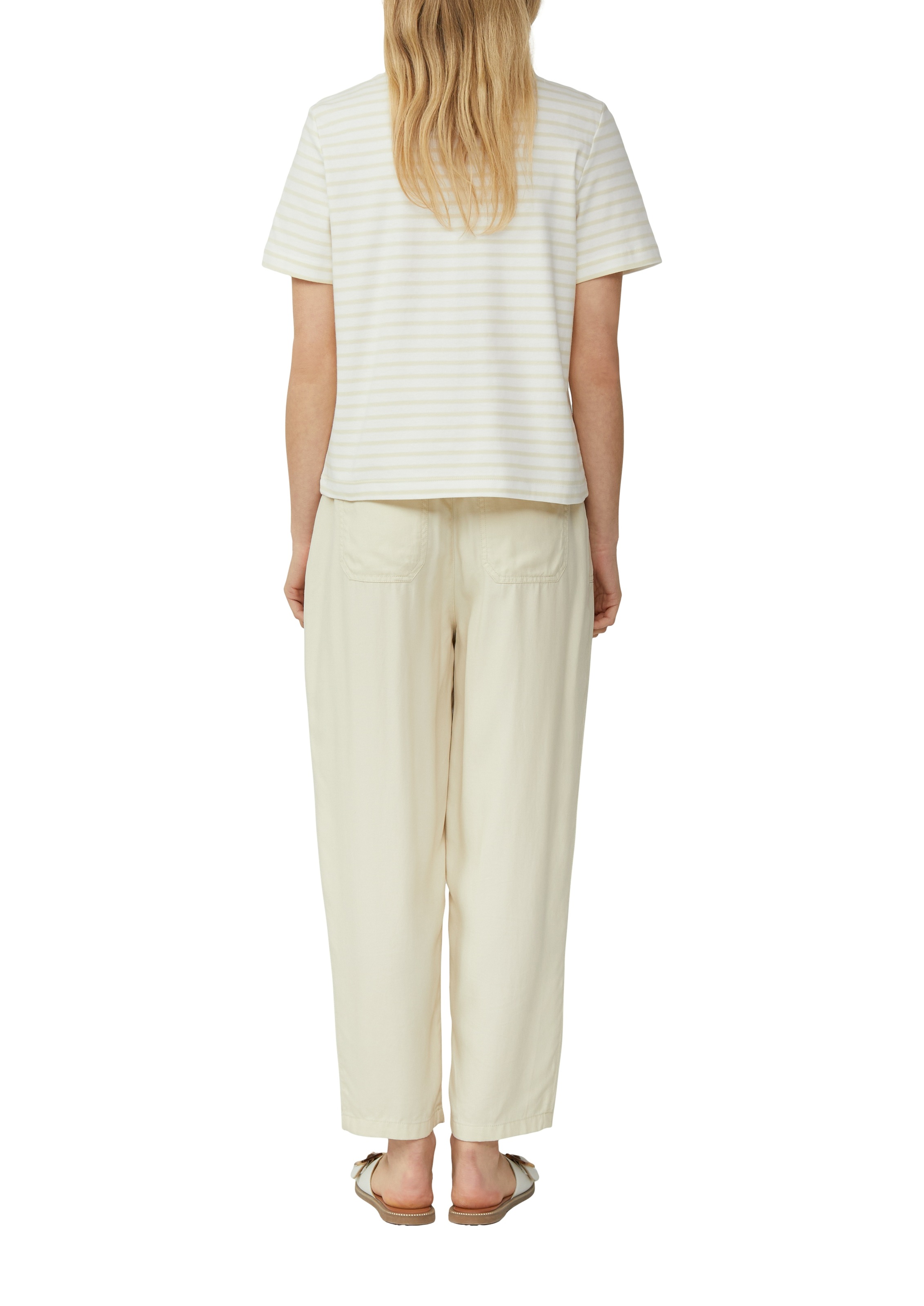 s.Oliver Women's T-Shirt White Beige 44 3