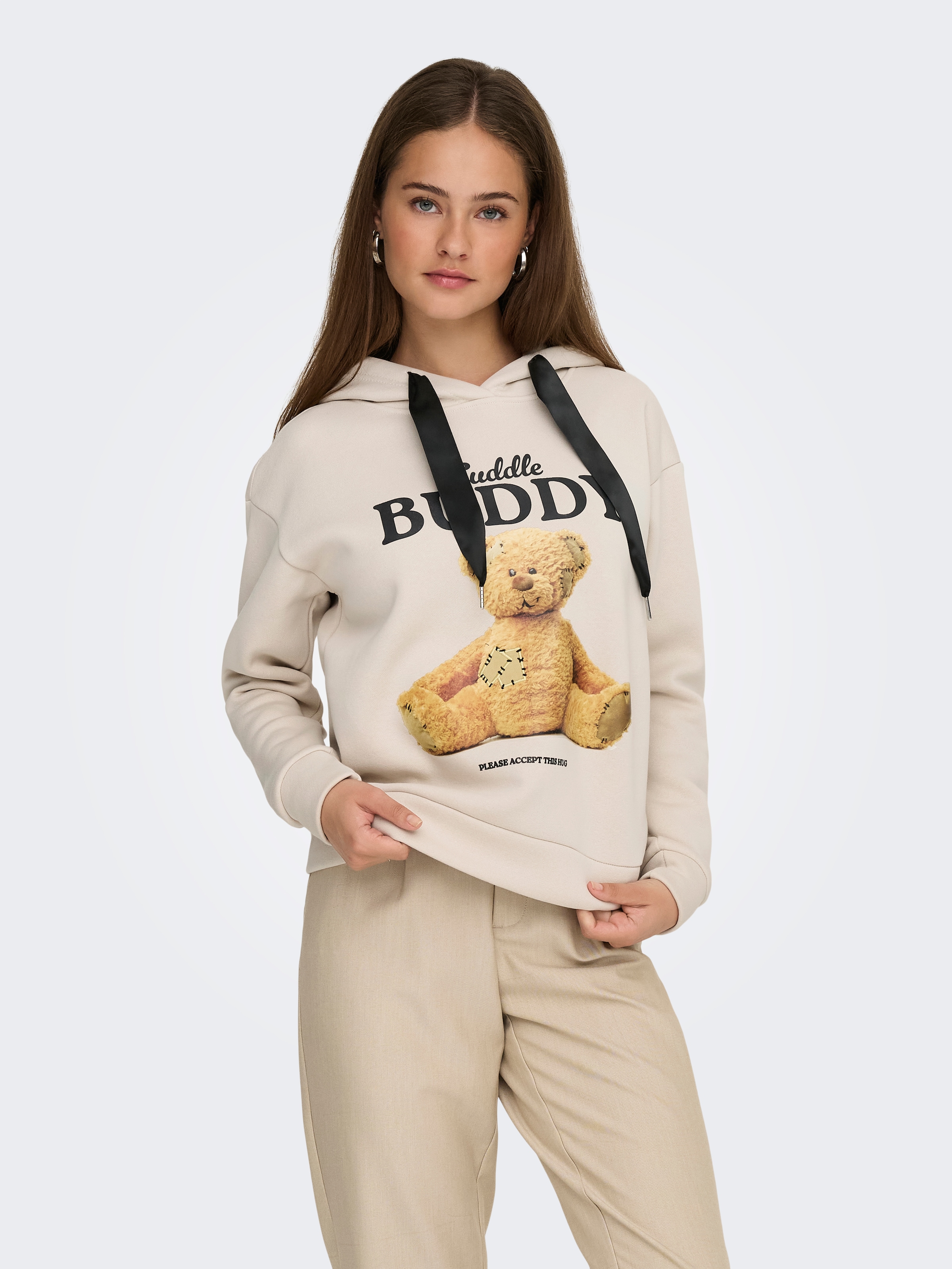 ONLY Kapuzensweatshirt "ONLRICKY L/S HOOD BOX SWT" günstig online kaufen