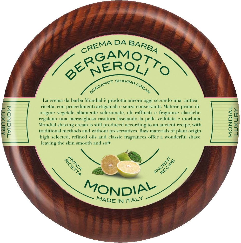 Bergamotto | Antica Cream Rechnung Barberia Bowl auf Shaving Rasiercreme Neroli« BAUR Mondial »Luxury Wooden