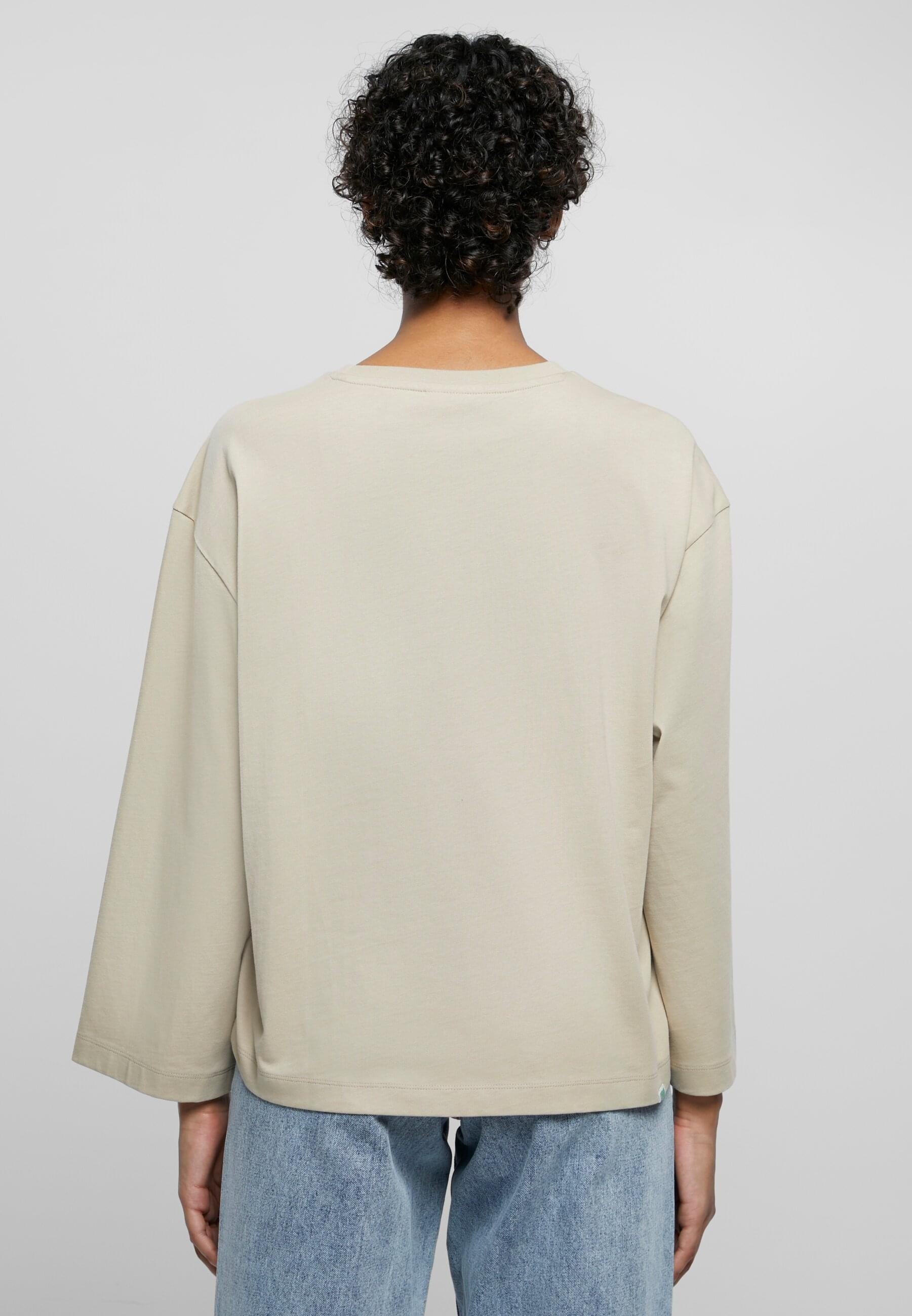 URBAN CLASSICS Longsleeve »Urban Classics Damen Ladies Organic Oversized Longsleeve«, (1 tlg.)