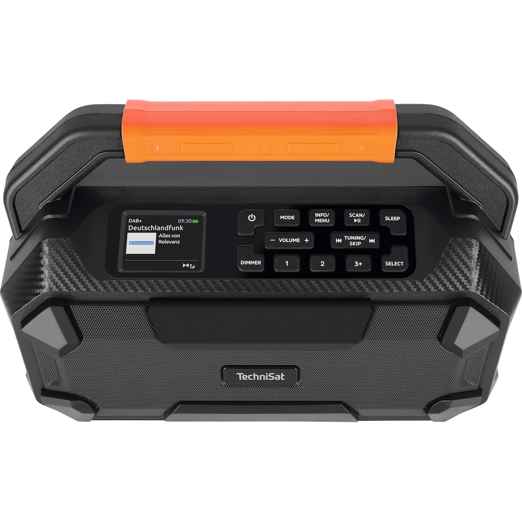 TechniSat Baustellenradio »DIGITRADIO 231 OD«, (Bluetooth Digitalradio (DAB+)-UKW mit RDS 16 W)