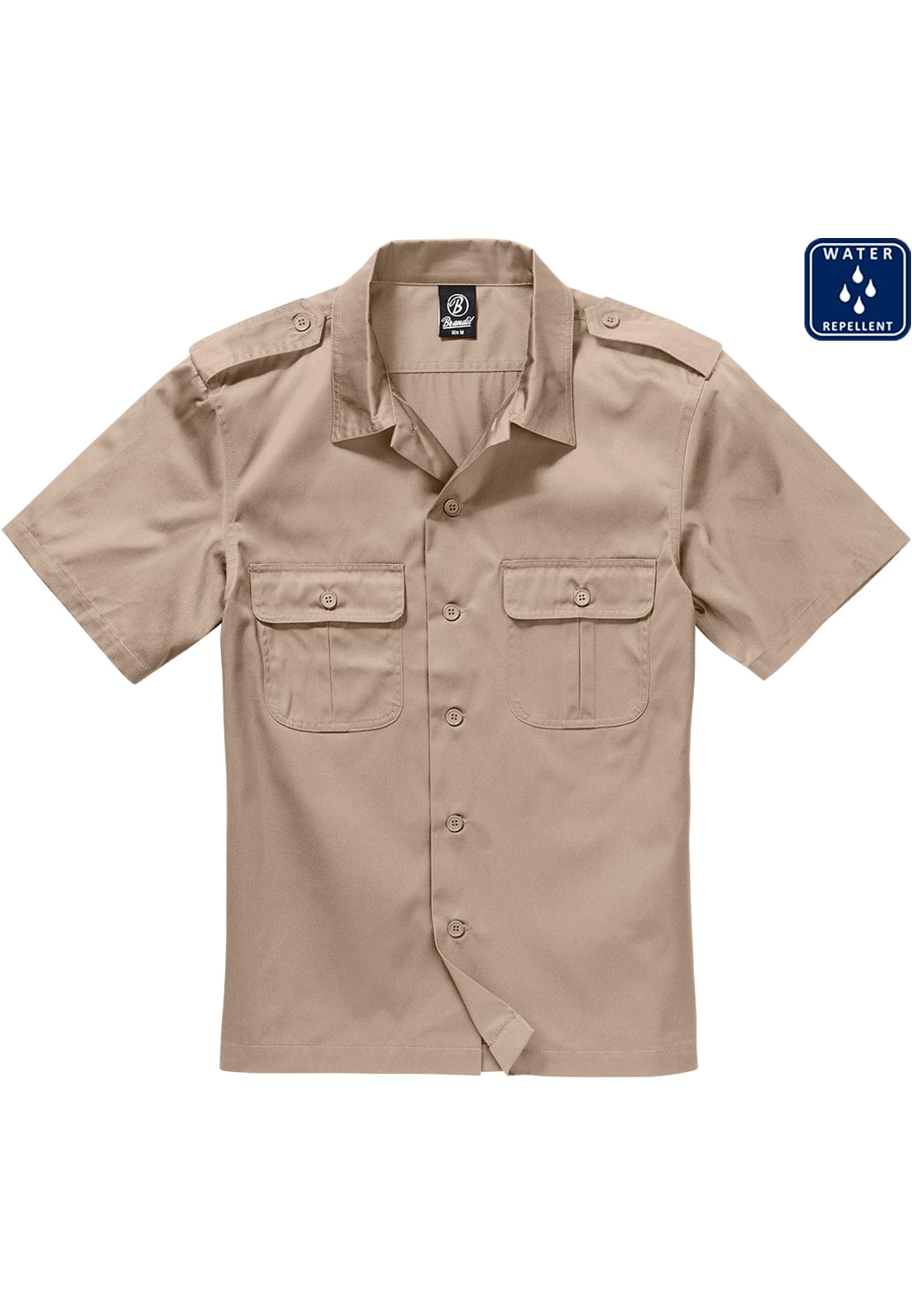 Langarmhemd »Brandit Herren Short Sleeves US Shirt«, (1 tlg.)