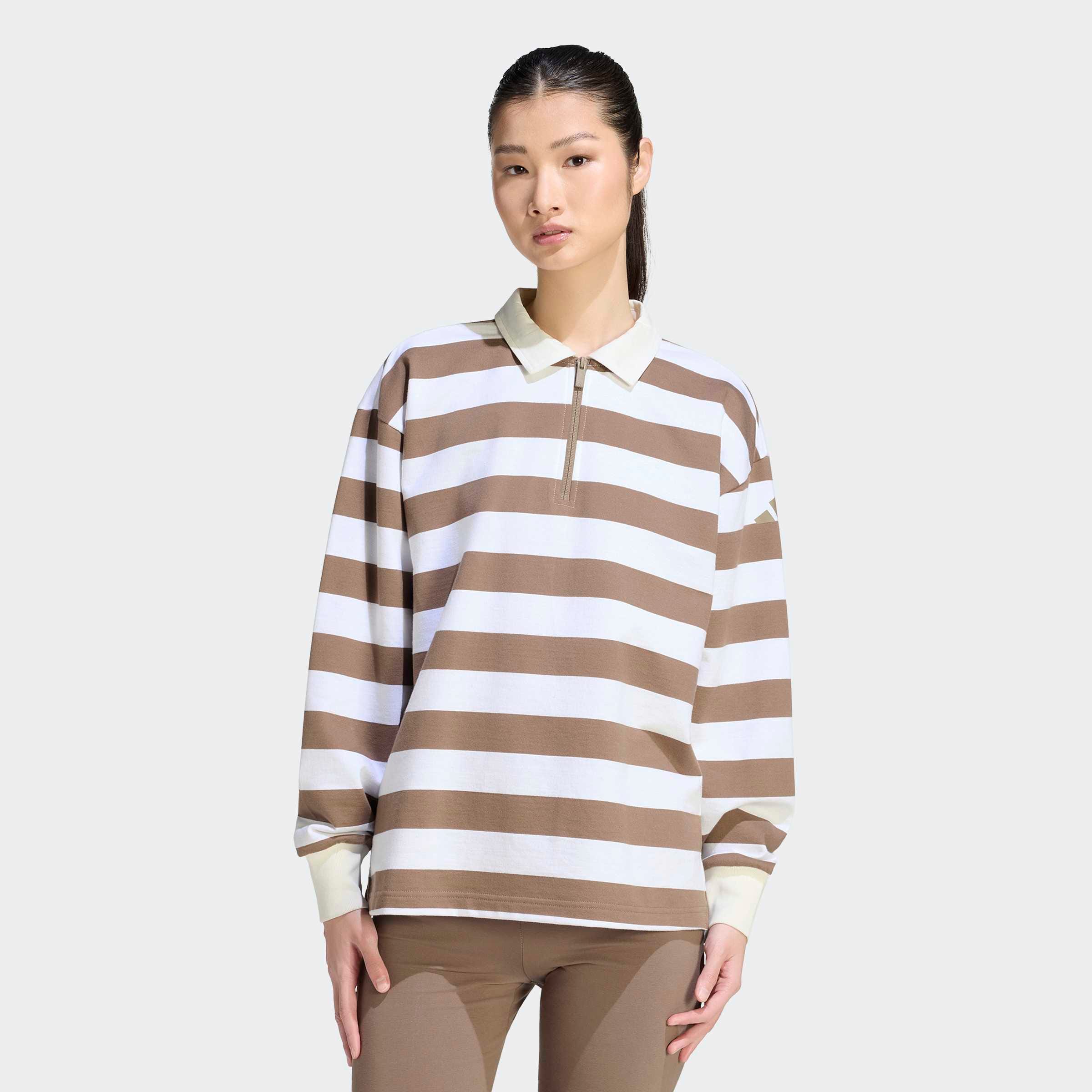 adidas Sportswear Poloshirt "ESSENTIALS CONTEMPORARY FRENCH TERRY LANGARM"