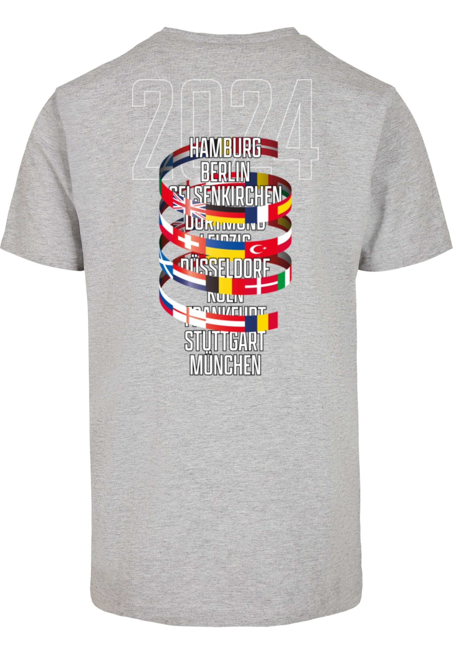 MisterTee T-Shirt "MisterTee Flag Spiral Tee" 1 Stk. tlg. günstig online kaufen