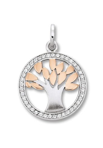 ONE ELEMENT Kettenanhänger »Zirkonia Lebensbaum Anhänger aus 925 Silber«, Lebensbaum kaufen