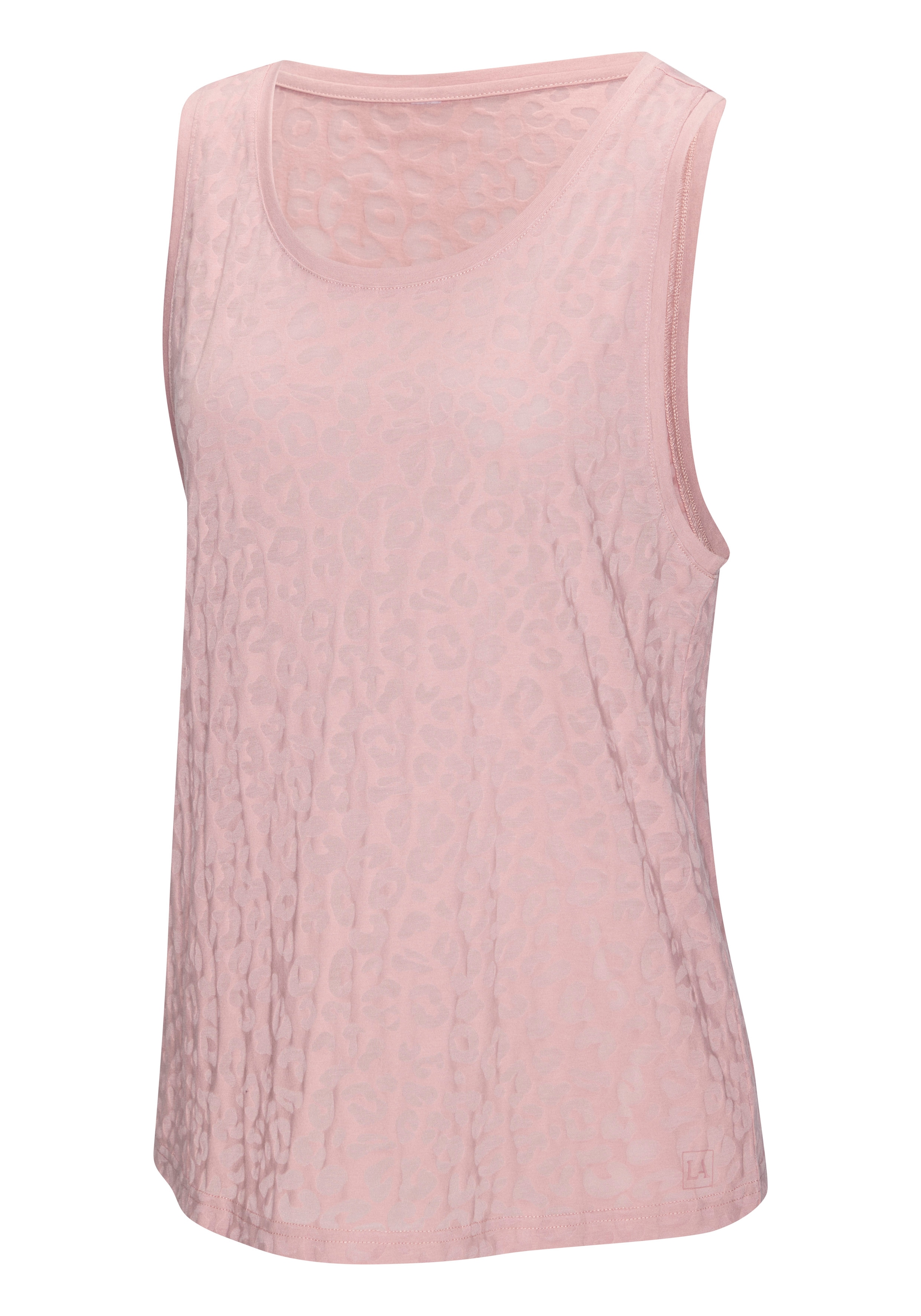 LASCANA ACTIVE Funktionstop Leo-Optik mit weitem Armausschnitt