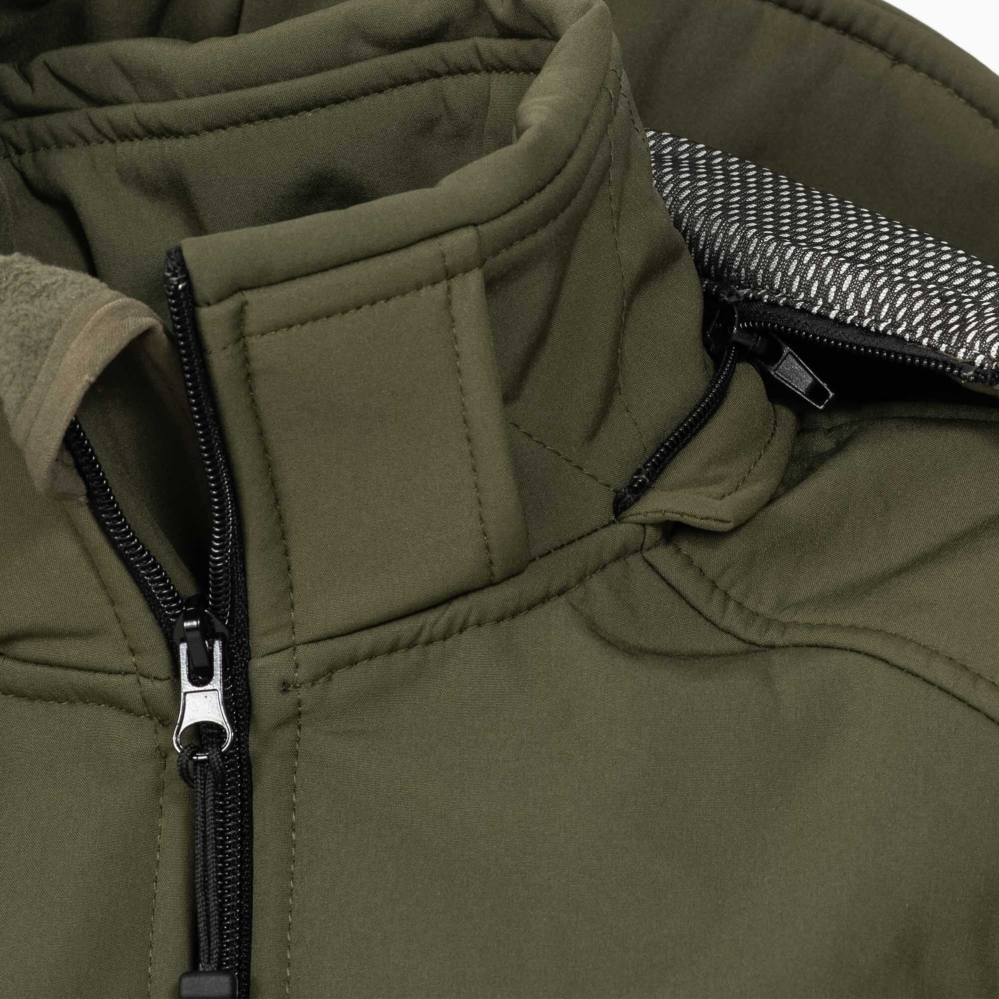 Alessandro Salvarini Softshelljacke »Alessia«, lang mit abnehmbarer Kapuze