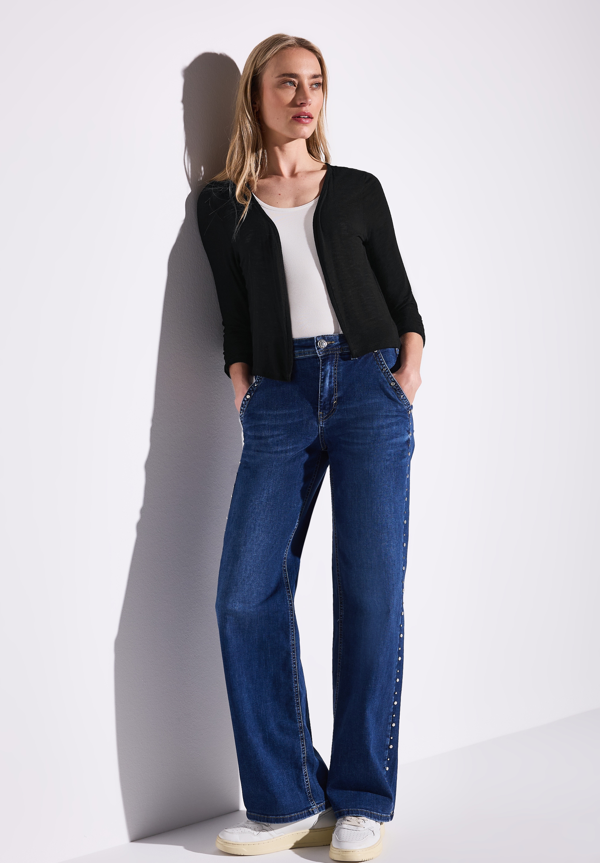 STREET ONE Shirtjacke »Style Suse«, mit 3/4-Ärmel