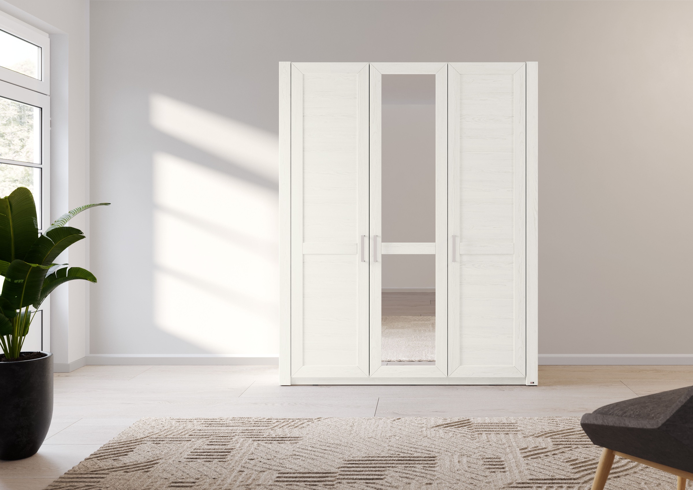 set one by Musterring Kleiderschrank "York Schlafen", (1 St.), mit Holz- un günstig online kaufen