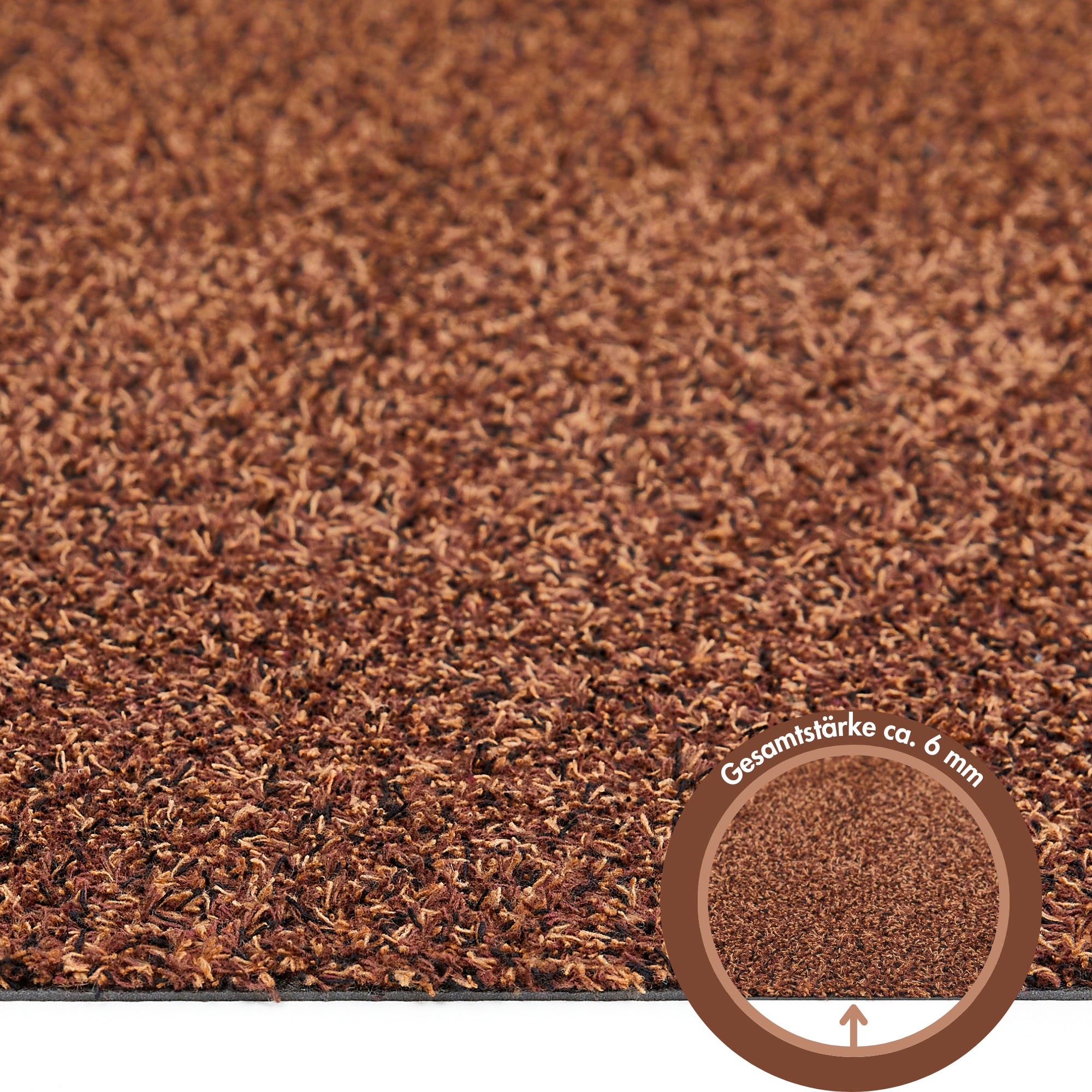 Andiamo Fußmatte »Samson, Made in Netherlands«, rechteckig, 6 mm Höhe, Schmutzfangmatte, waschbar, rutschhemmend, auch als 2er Set erhältlich
