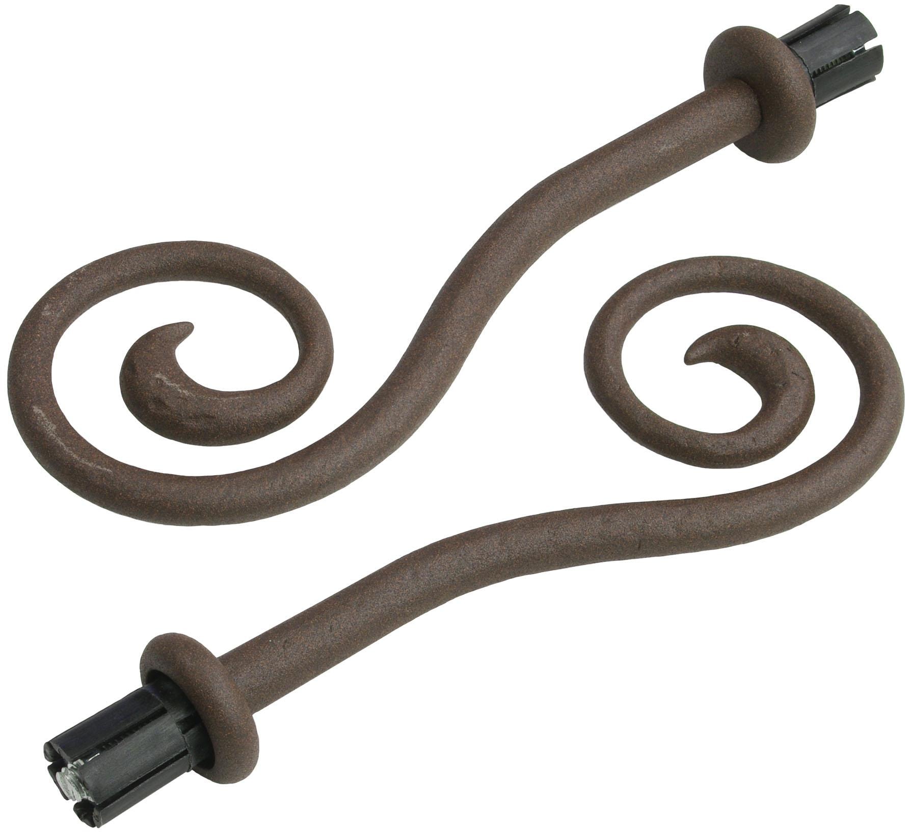 Liedeco Gardinenstange »Esp Spirale«, 1 läufig-läufig, Fixmaß, 1-läufig im Fixmaß Ø 16 mm
