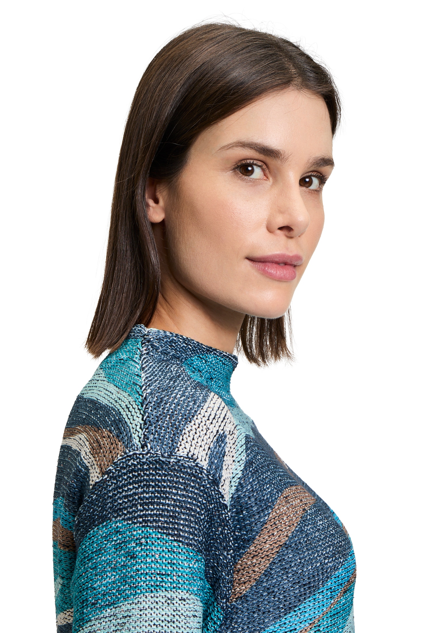 Betty Barclay Strickpullover »Betty Barclay Grobstrick-Pullover mit Print«, (1 tlg.), Pailletten