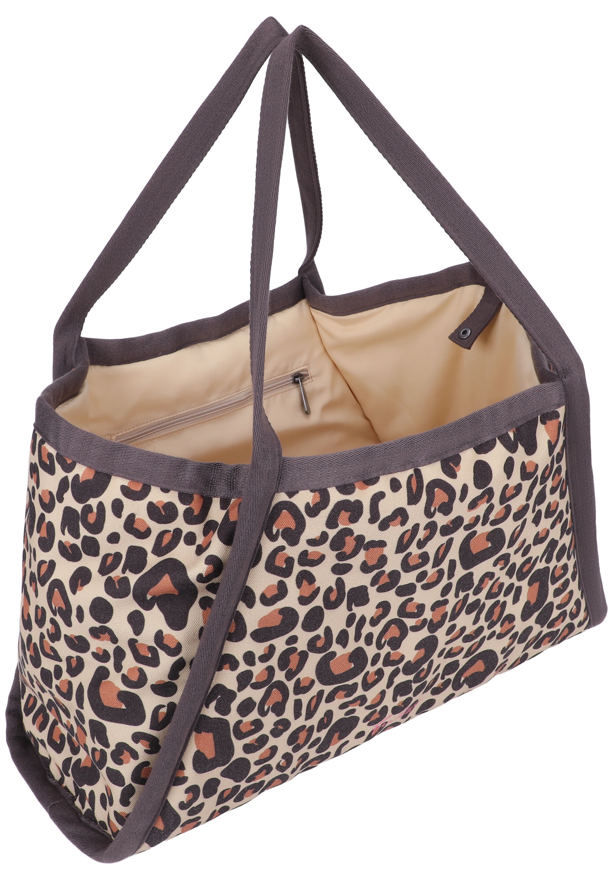 Fritzi aus Preußen Shopper »Ini Shopper Limited Leo Camel« mit Leo-Print