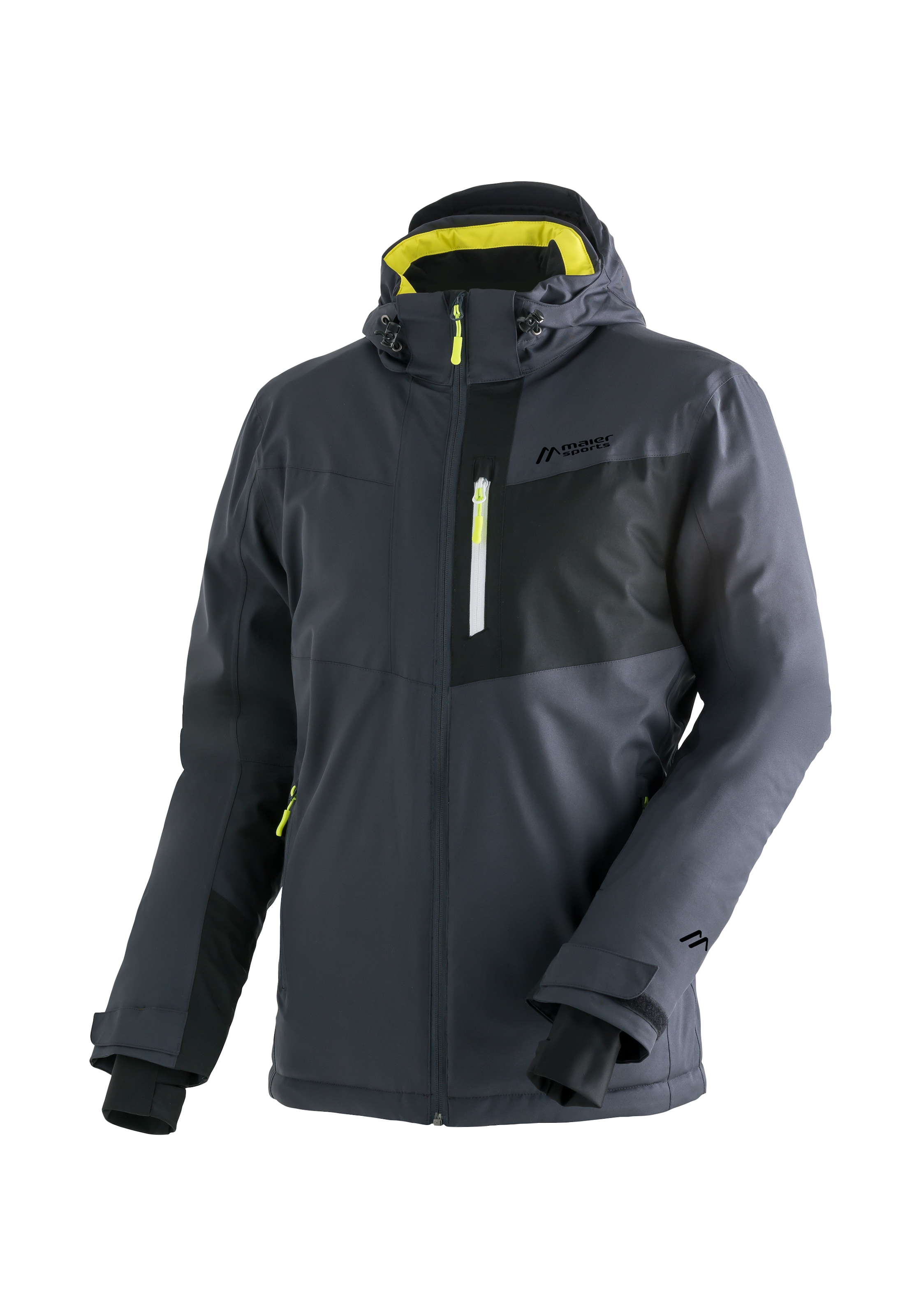 Maier Sports Skijacke "KARLEITEN M 2.0", Herren Winterjacke, wind/wasserdicht, 3 RV-Taschen und Kapuze, Regular fit