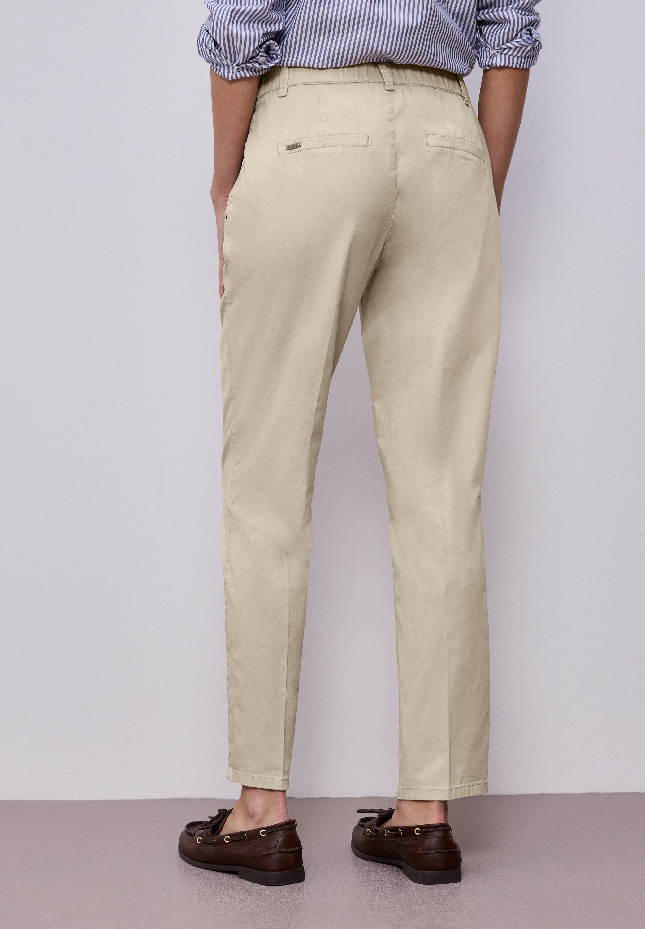 STREET ONE Chinohose  aus Twillstoff