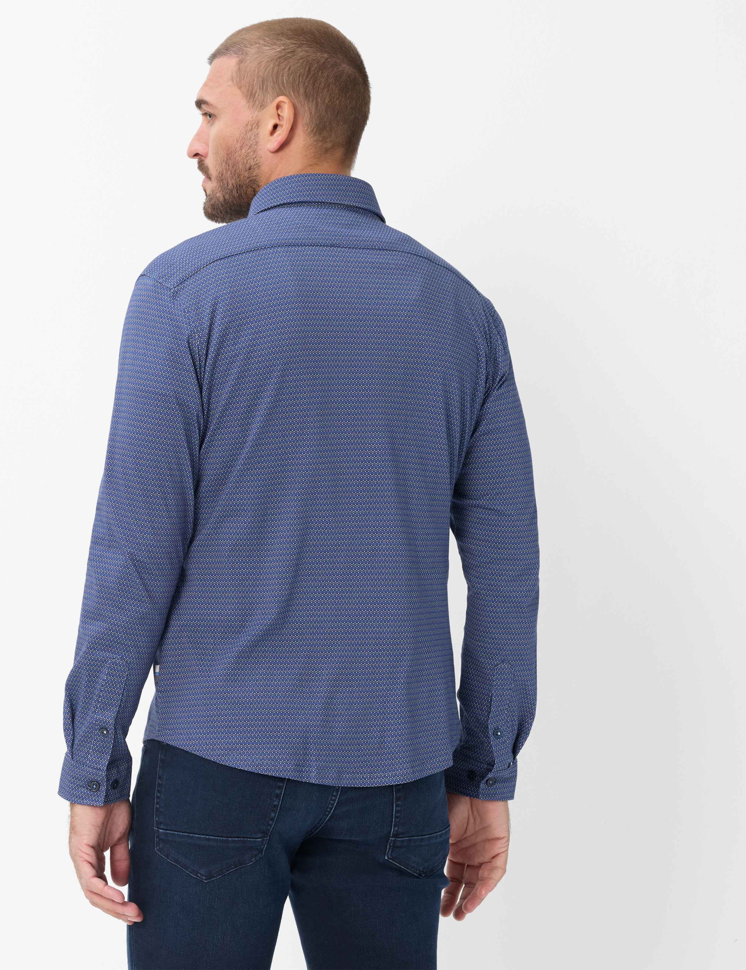 Brax Businesshemd »Style DANIEL« Jersey: Langarmhemd aus reiner Baumwolle