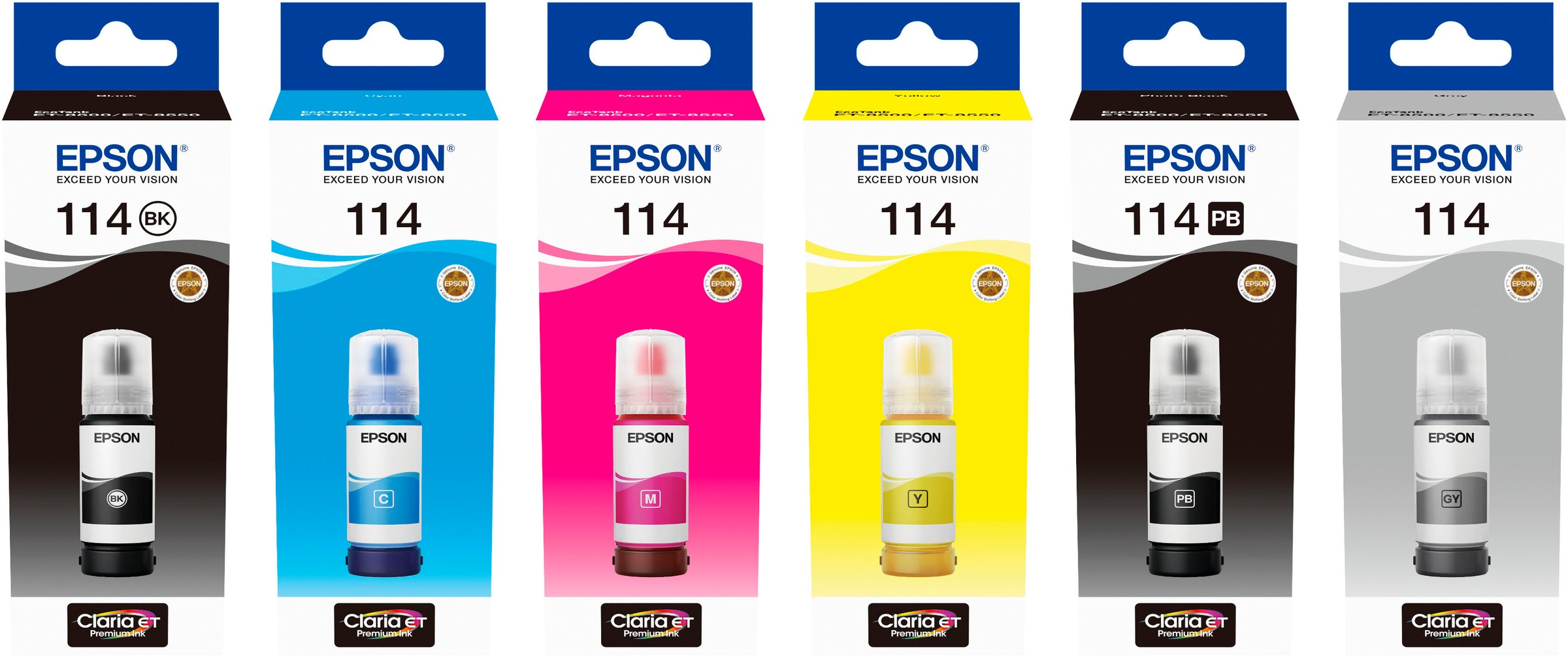 Epson Tintenpatrone »114, original Claria ET Preimium Ink«