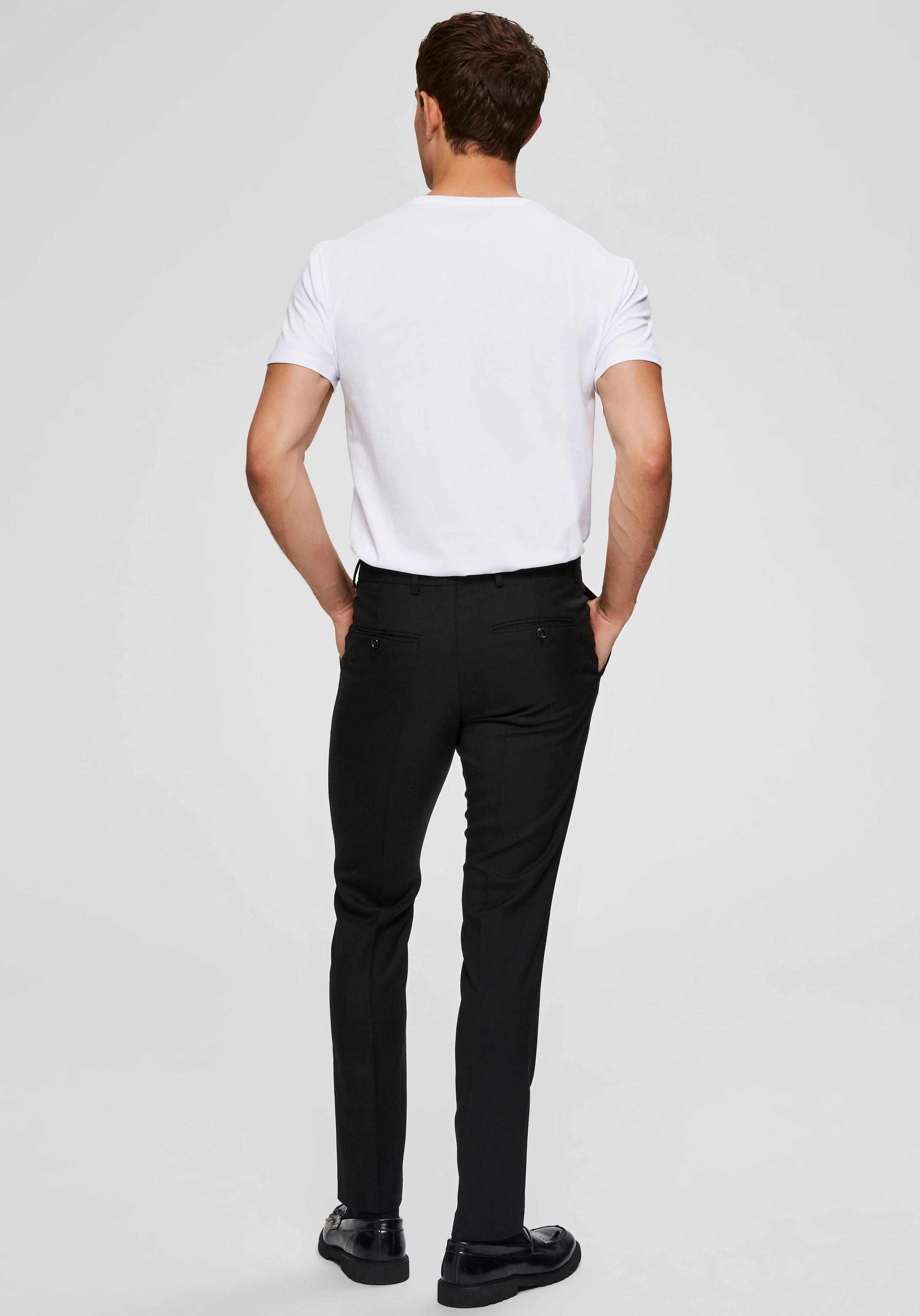 SELECTED HOMME Rundhalsshirt "SLHNEWPIMA SS O-NECK TEE NOOS" günstig online kaufen