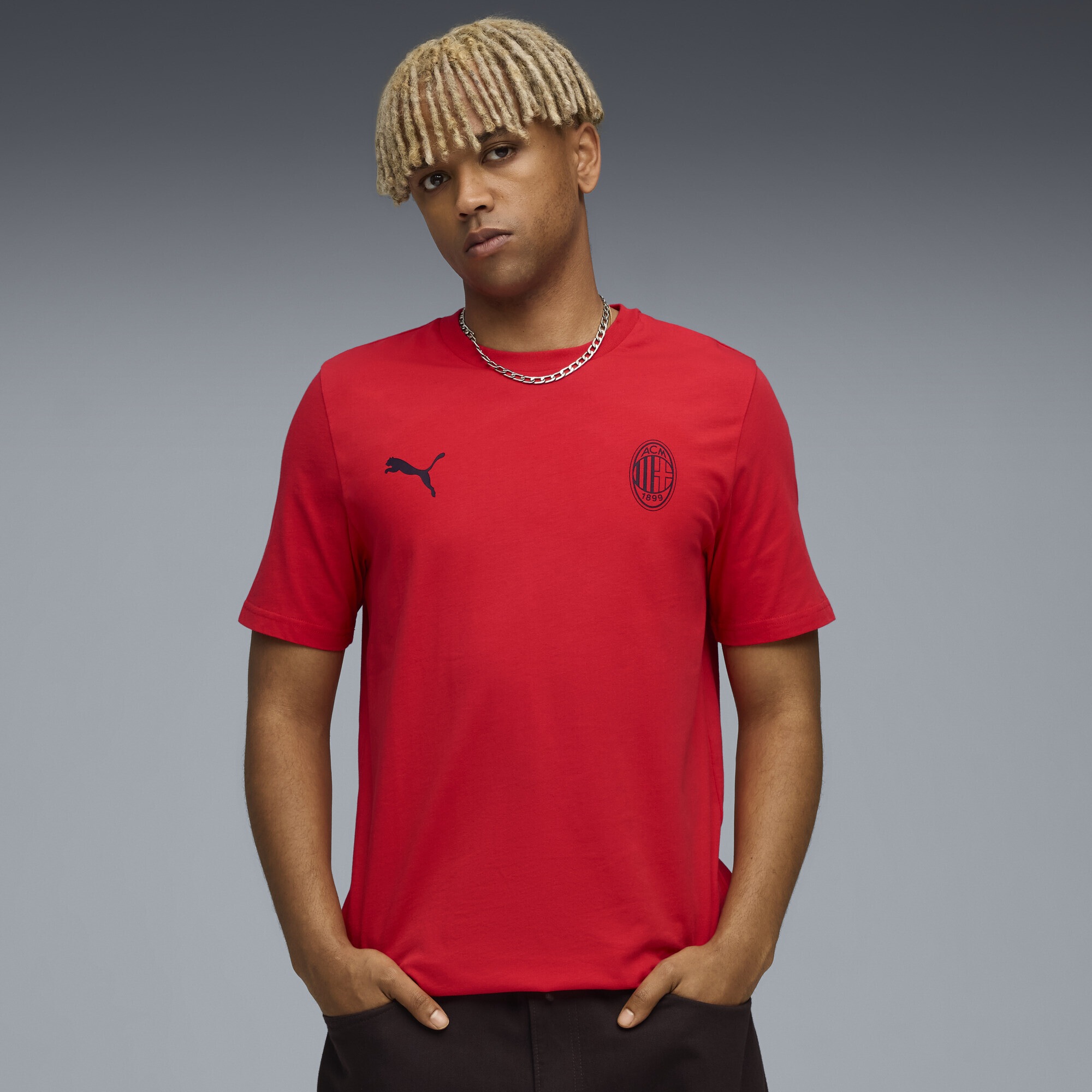PUMA T-Shirt »AC Milan FtblEssentials T-Shirt Herren«