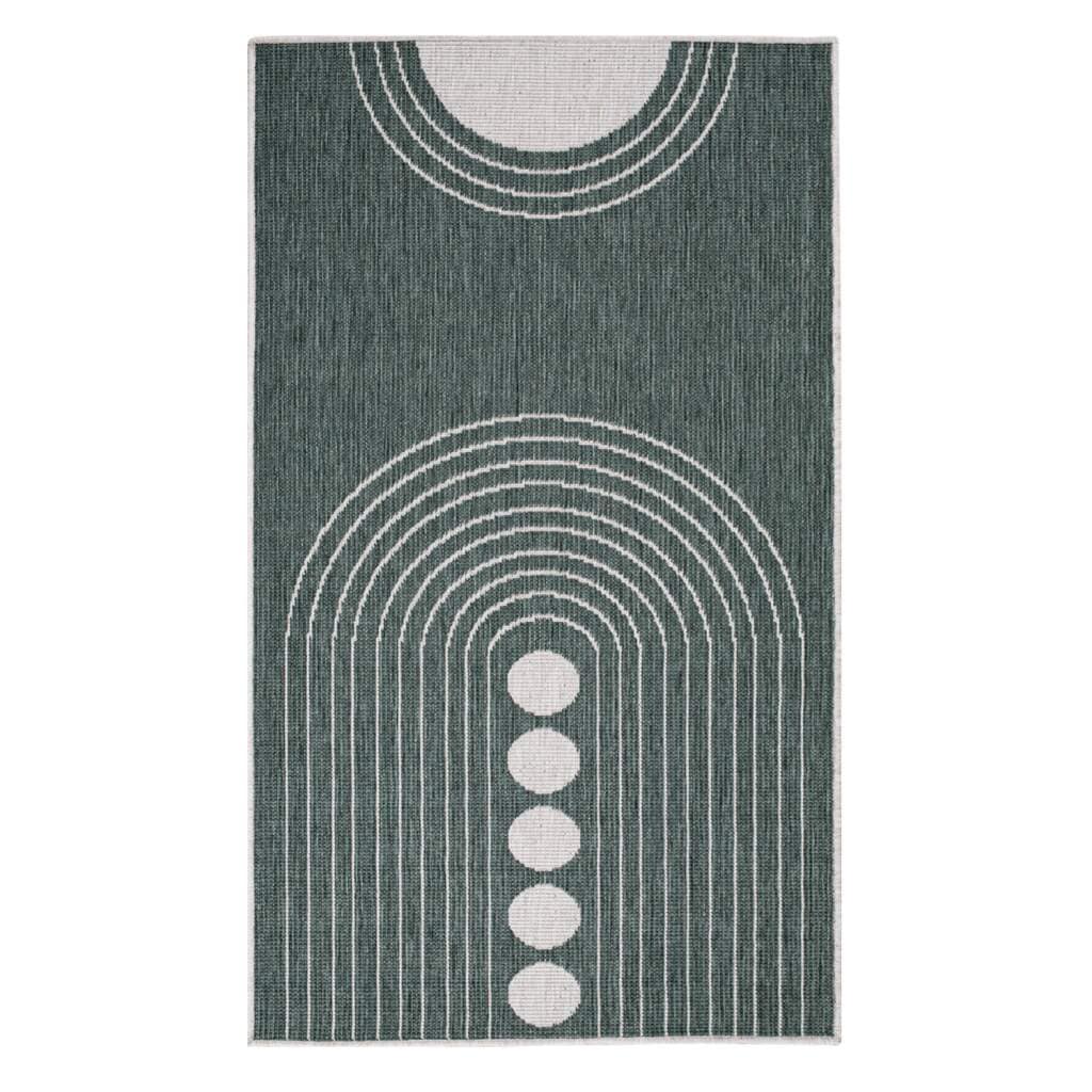 Carpet City Outdoorteppich »DUO RUG 5739«, rechteckig, 5 mm Höhe, Wendeteppich Wetterfest In- & Outdoor, Balkon, Terrasse, Wohnzimmer