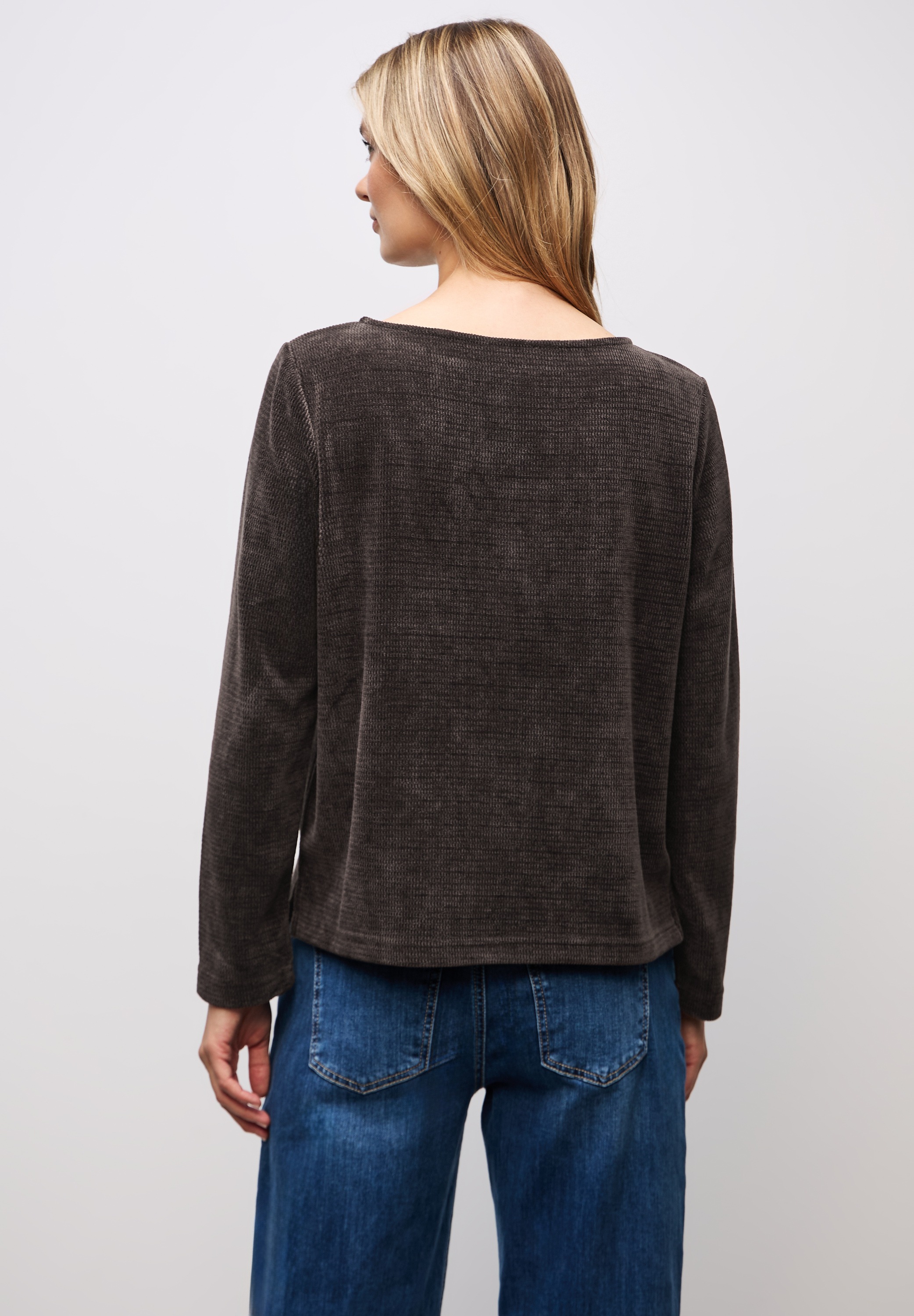 Thumbnail - STREET ONE Rundhalspullover mit U-Boot Ausschnitt