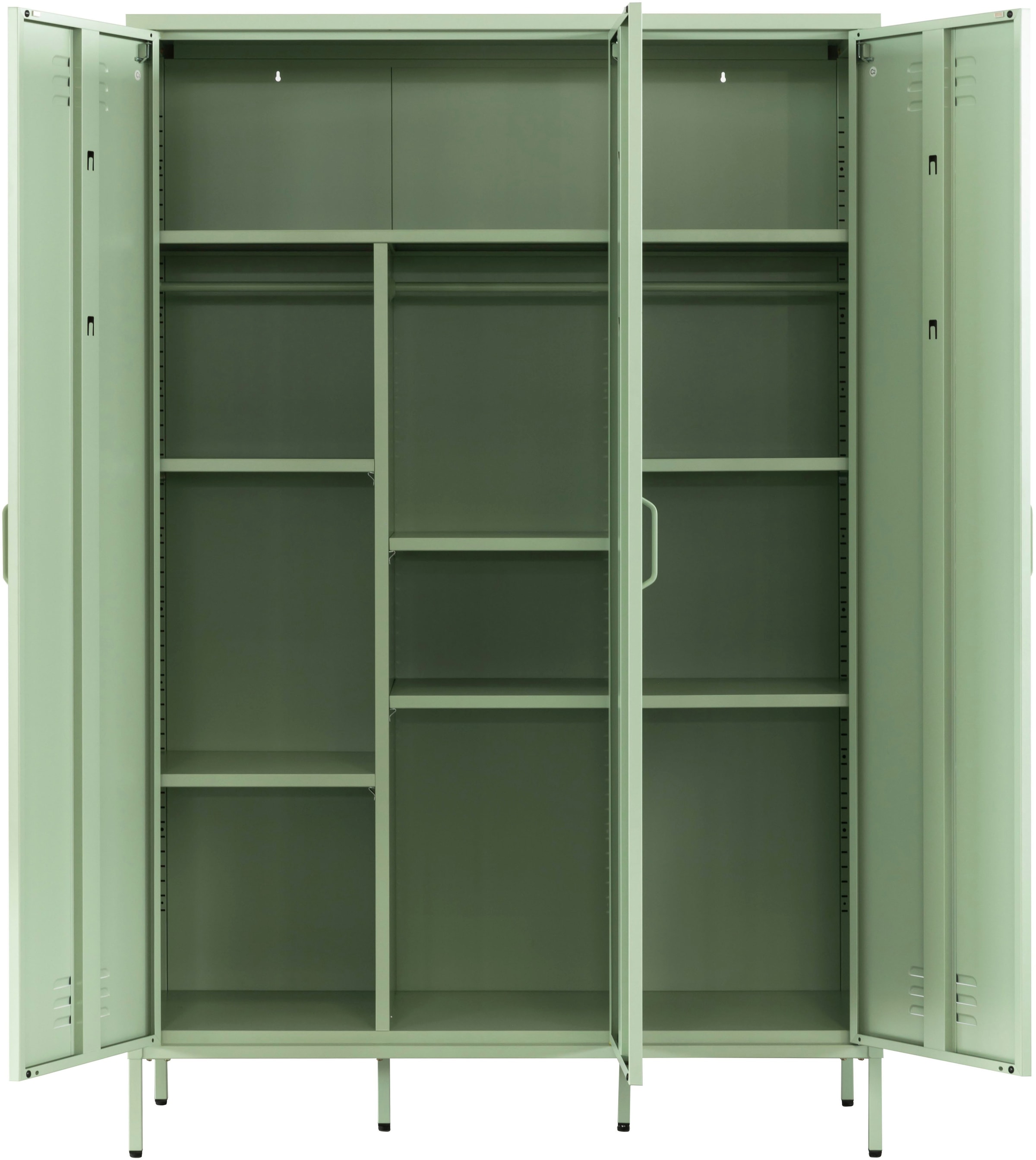 OTTO home Kleiderschrank »Siena Schrank Spind Metallschrank mit 3 Türen« Ideal für jeden Wohnraum - Trendsetter,  Zeitloser Schlafzimmerschrank Garderobe Multischrank