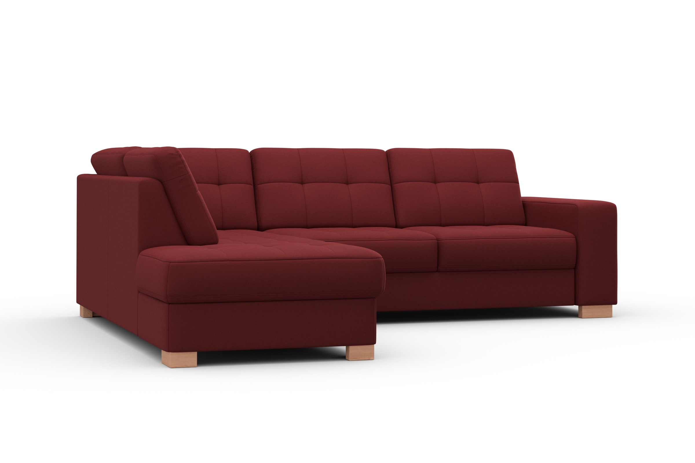 sit&more Ecksofa »Quincy L-Form«, wahlweise mit Bettfunktion und Bettkasten