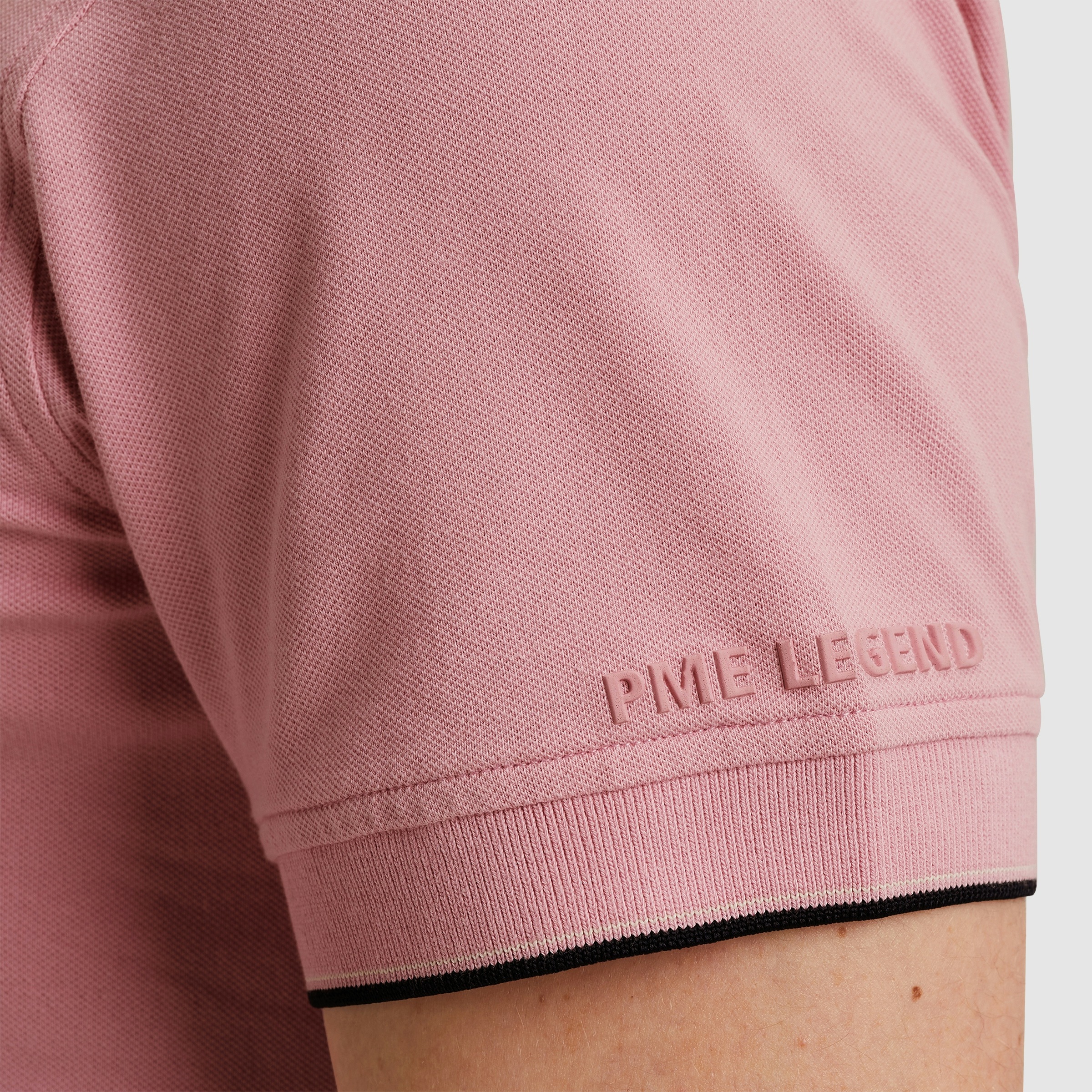 PME LEGEND Poloshirt »Short sleeve polo stretch pique package«, mit Schriftzug