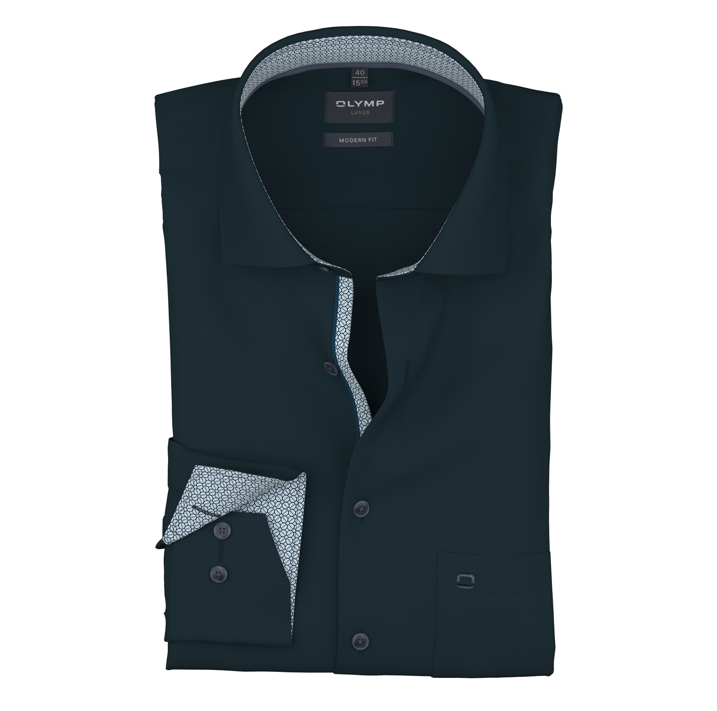 OLYMP Langarmhemd "Luxor", modern fit, Global-Kentkragen, Businesshemd günstig online kaufen