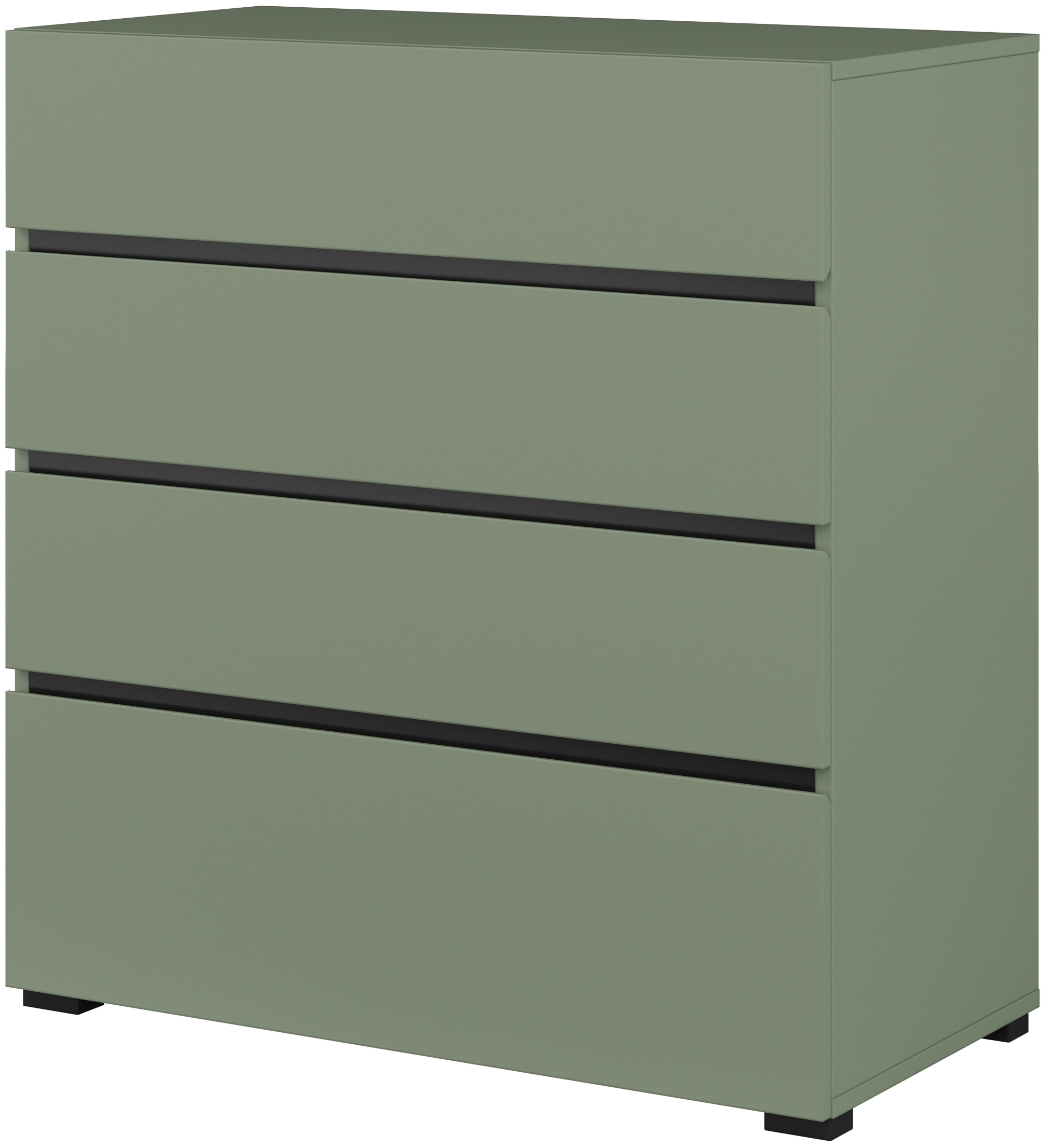 Home affaire Schubkastenkommode "Cross, moderne grifflose Kommode, 80x40x85 günstig online kaufen
