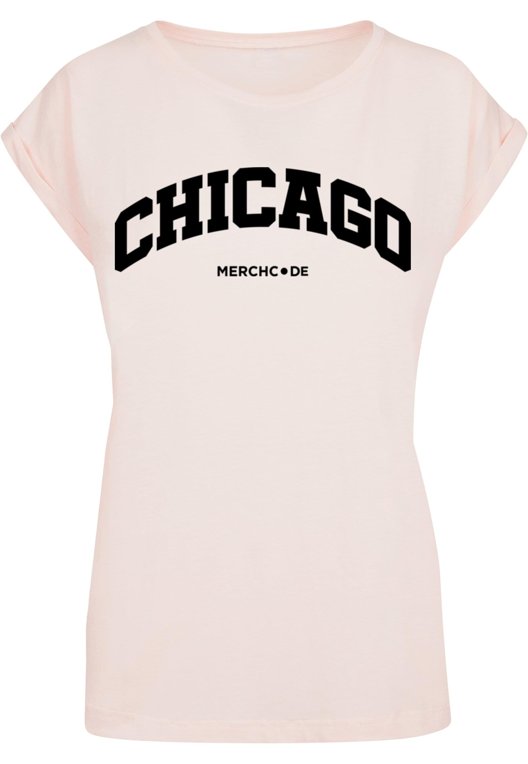 Merchcode T-Shirt "Merchcode Damen Ladies Chicago Wording - T-Shirt" günstig online kaufen