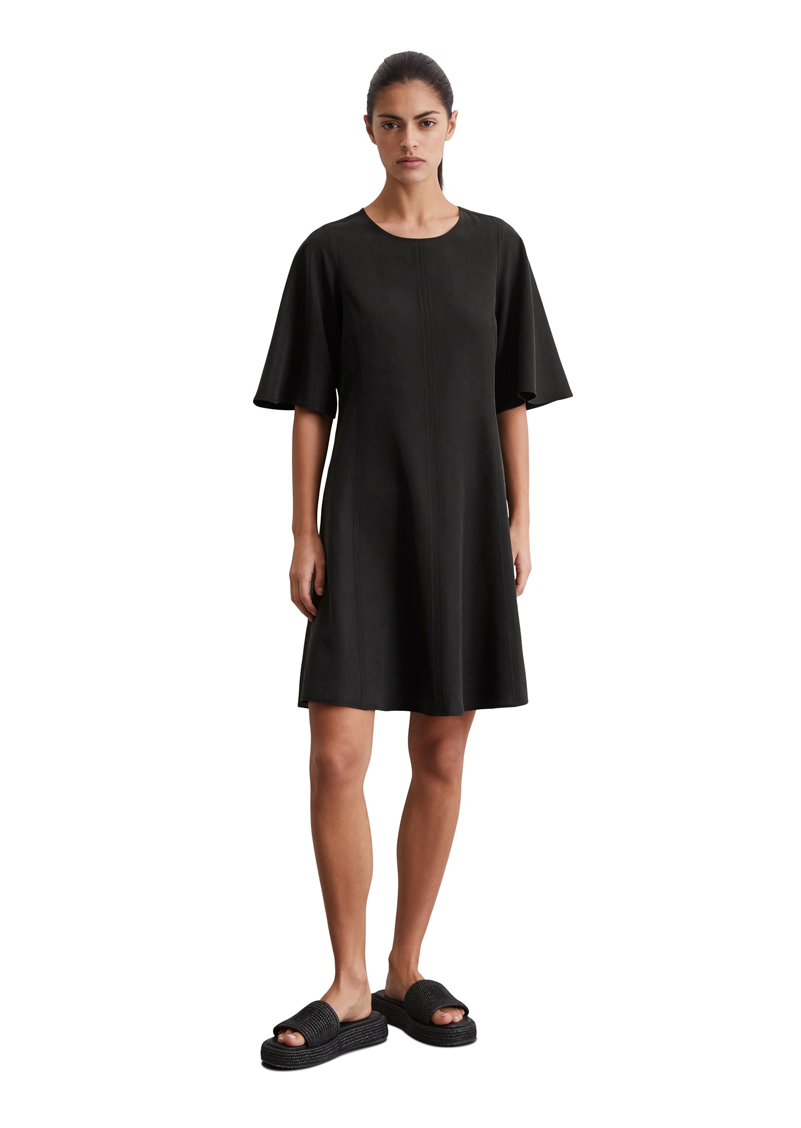 Marc O'Polo Midikleid »aus TENCEL™ Lyocell-Leinen-Mix«