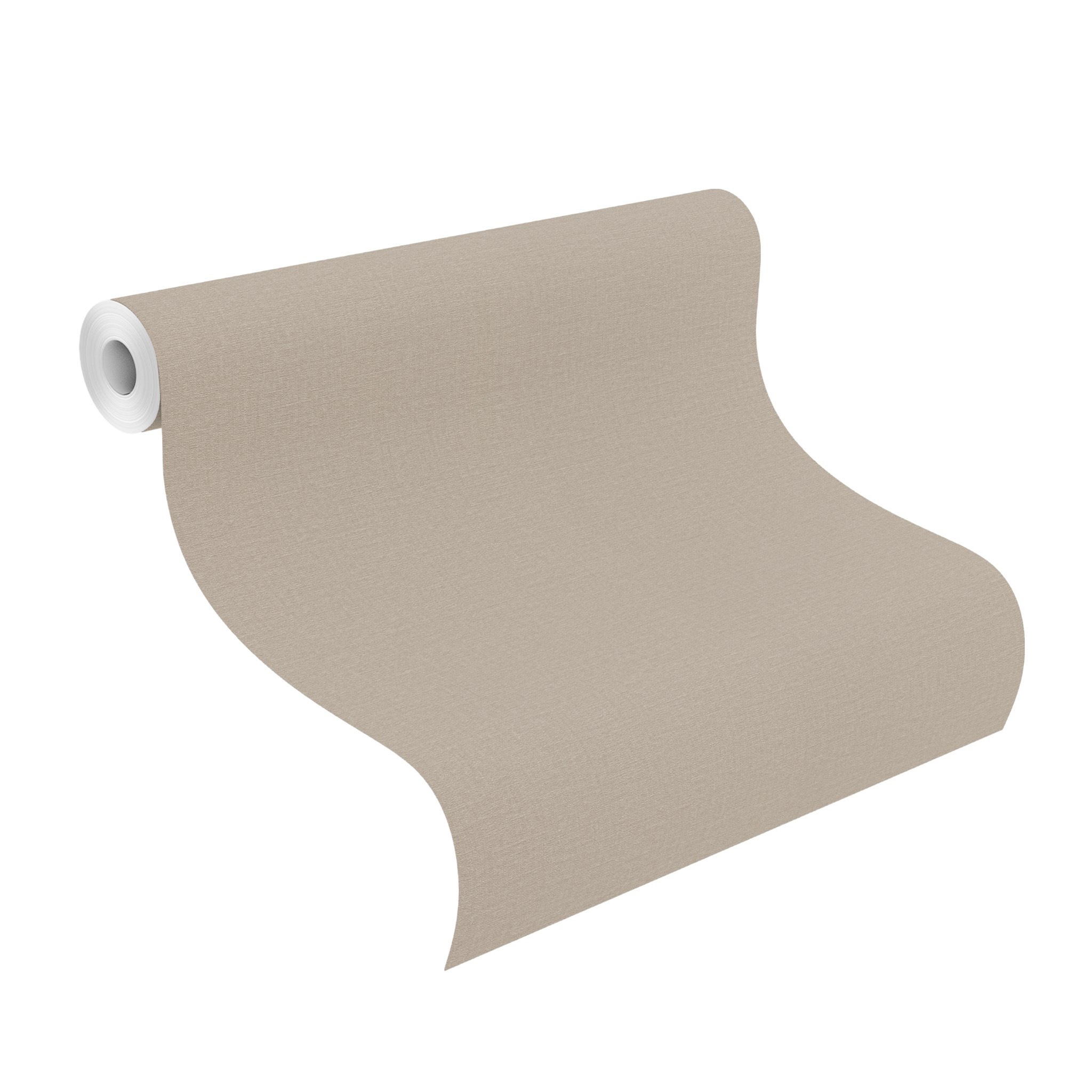 Rasch Vliestapete »Vliestapete Lirirco 555868«, einfarbig, Leinenoptik