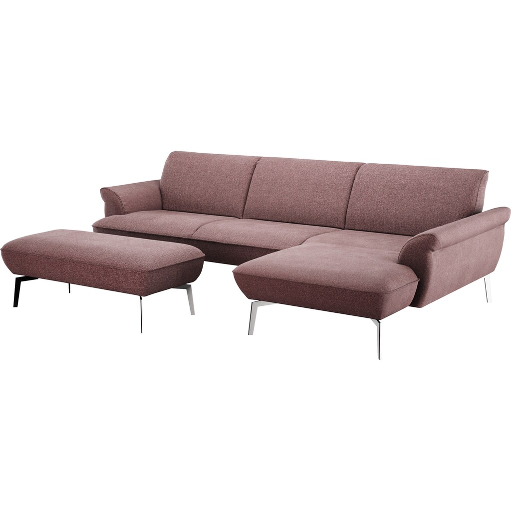 himolla Ecksofa »himolla 9900«, (mit Hocker)