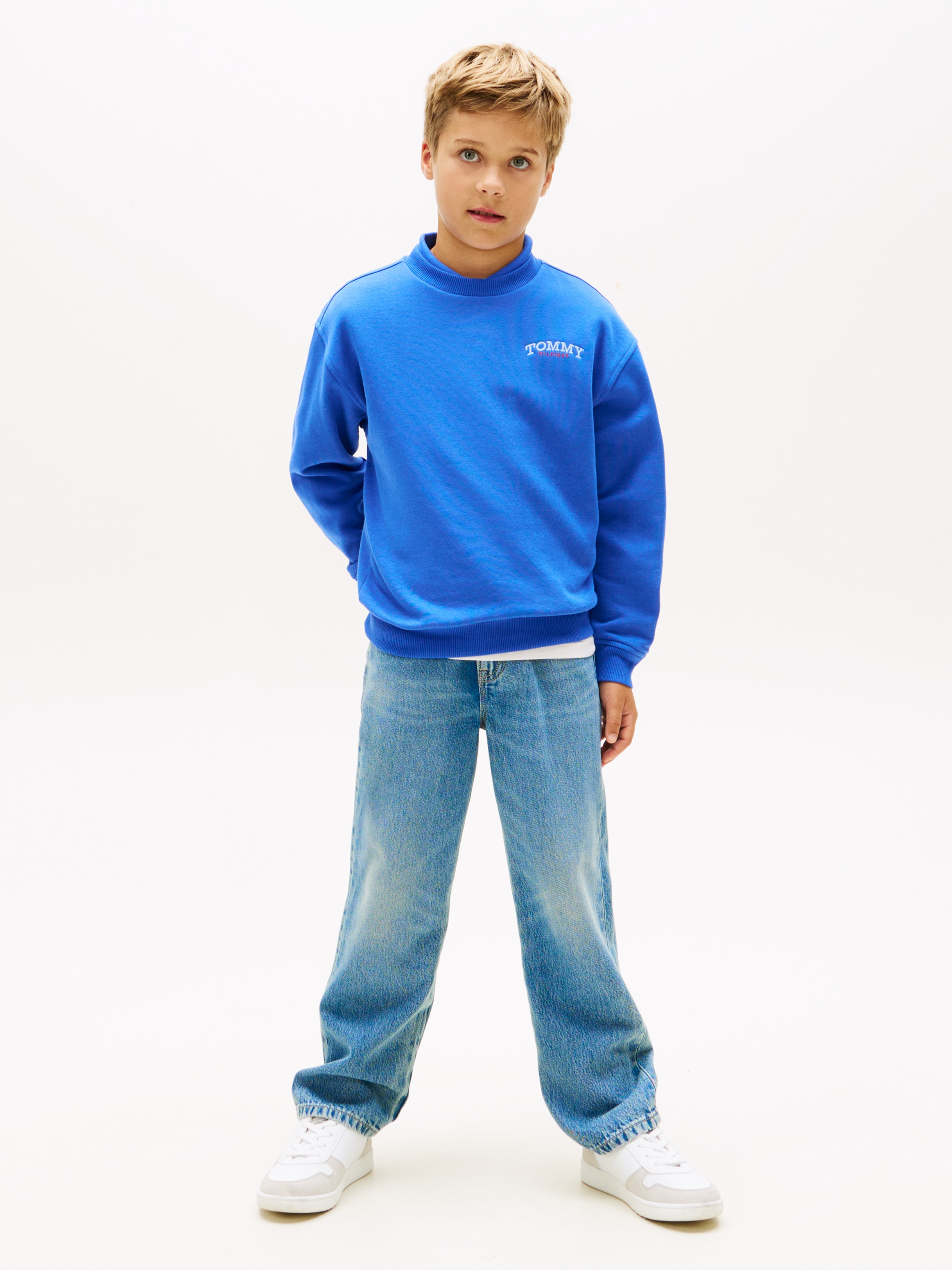 Tommy Hilfiger Sweatshirt »MONOTYPE GRAPHIC SWEATSHIRT«, Kinder bis 16 Jahre, Druck
