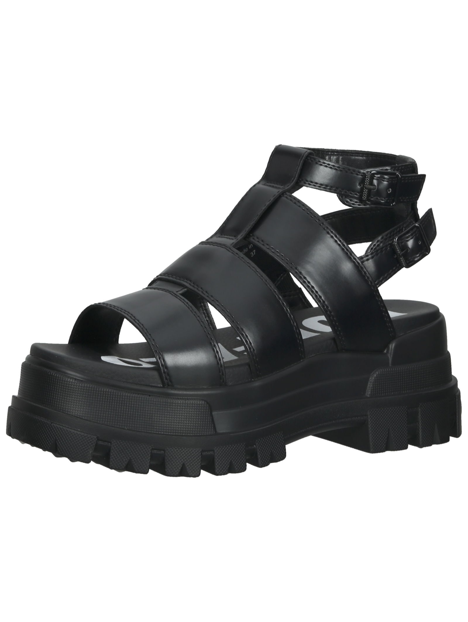 Buffalo Plateausandaletten "Buffalo Sandalen Lederimitat" günstig online kaufen