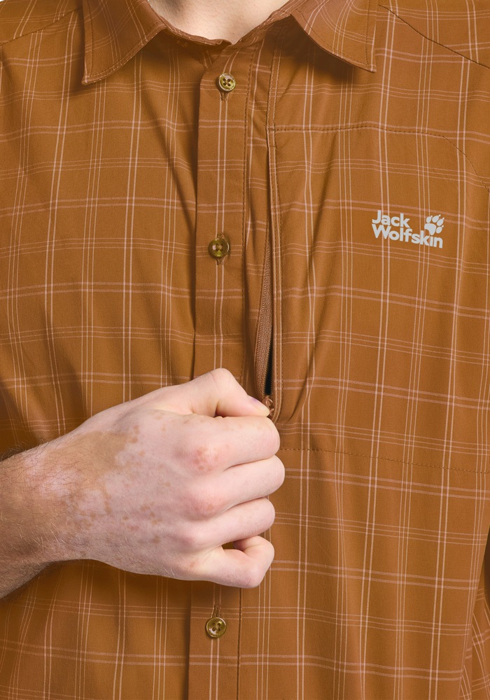 Jack Wolfskin Norbo S/S Shirt Men Check XL 5
