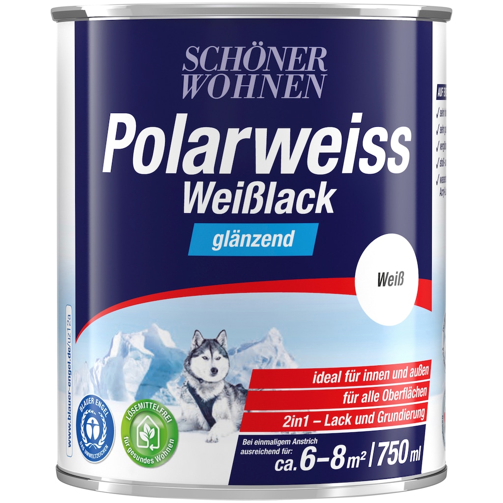 SCHÖNER WOHNEN FARBE Weißlack »Polarweiss«