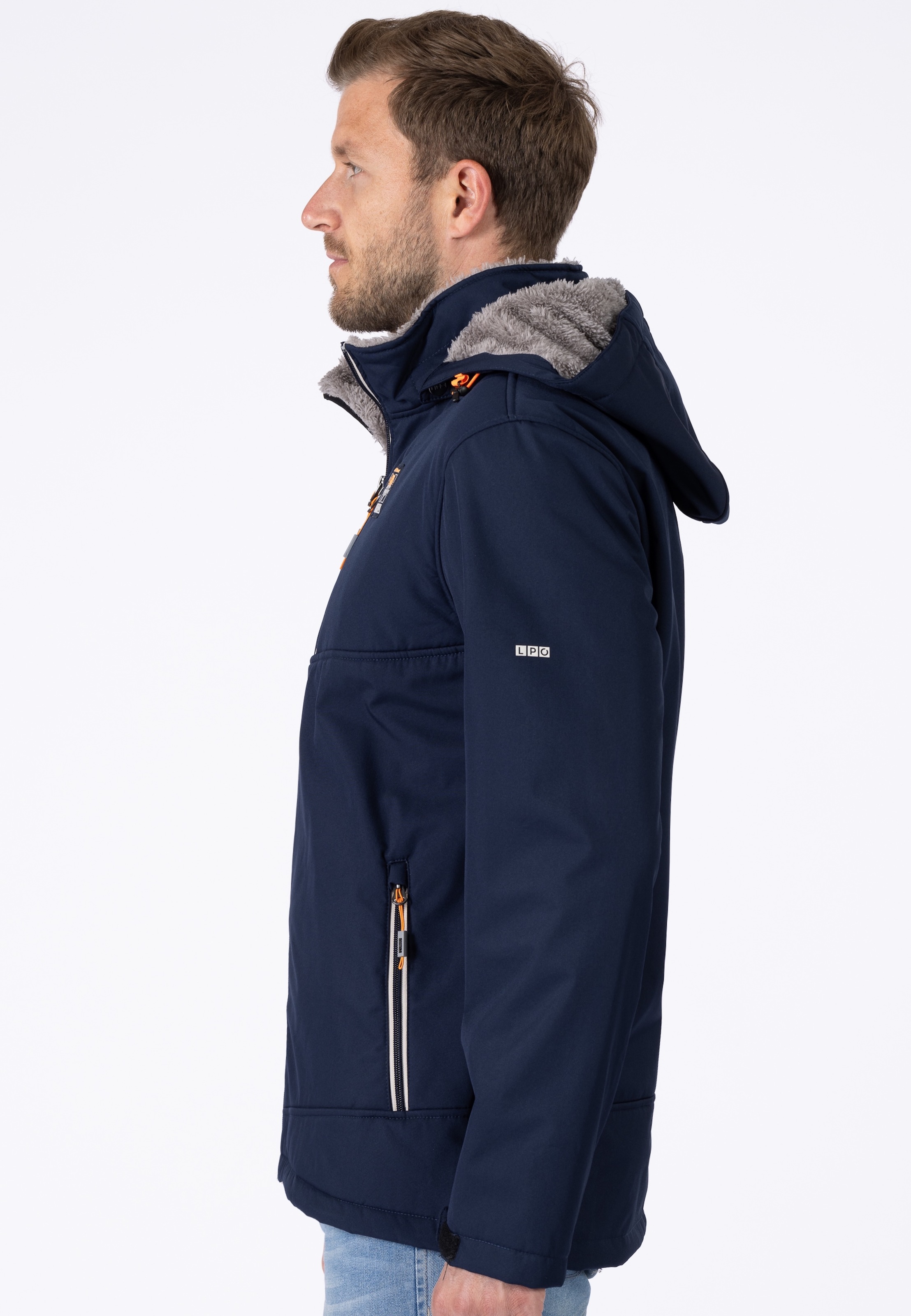 LPO Softshelljacke "Laron" mit Teddyfutter günstig online kaufen