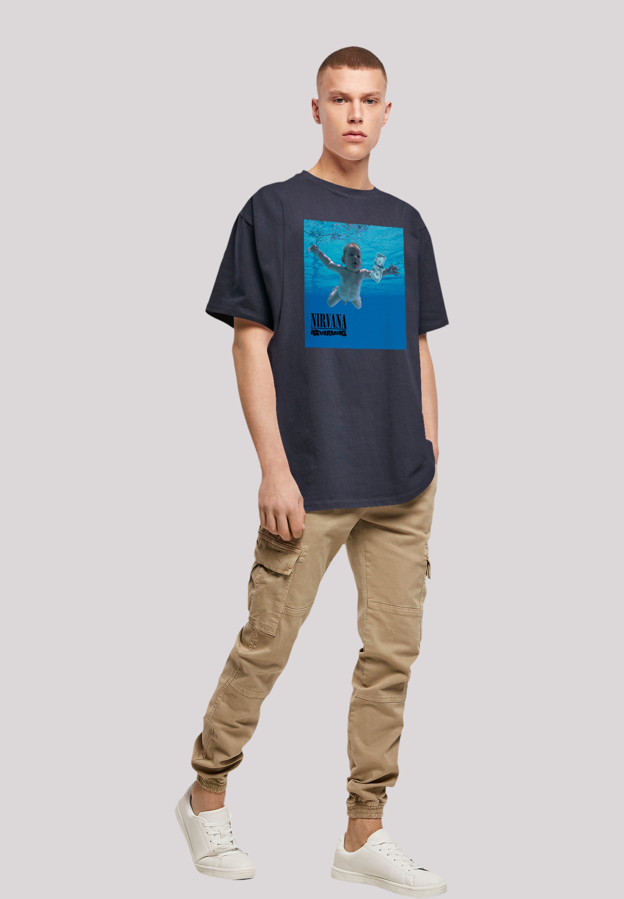 F4NT4STIC T-Shirt »Nirvana Rock Band Nevermind Album«, Premium Qualität