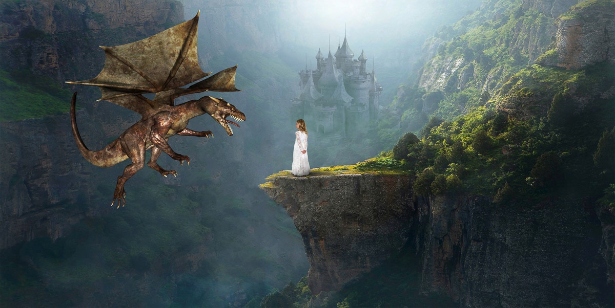 Papermoon "Prinzessin und Drache"