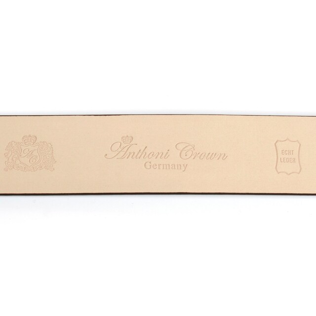 Anthoni Crown Ledergürtel, mit filigraner goldfarbener Dornschließe online  bestellen | BAUR