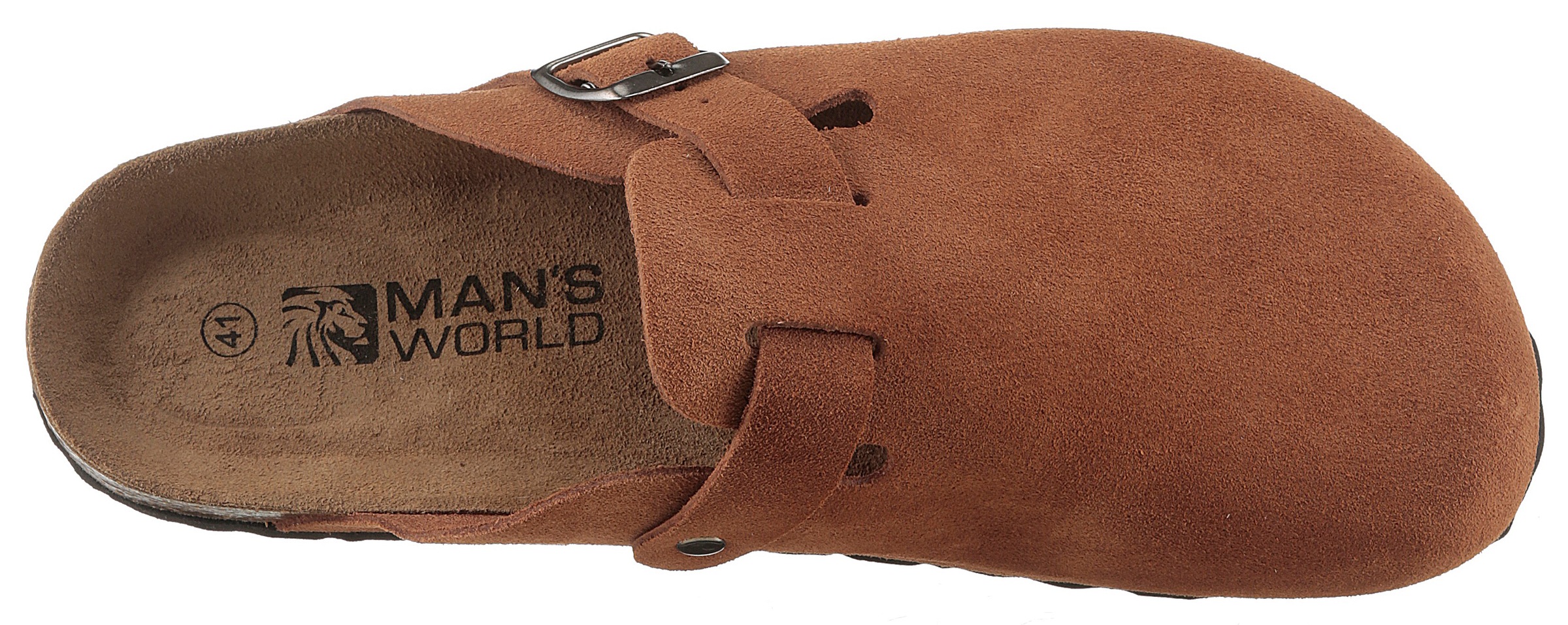 Man's World Clog, Schlappen, Sommerschuh, Hausschuh mit vorgeformtem Fußbett