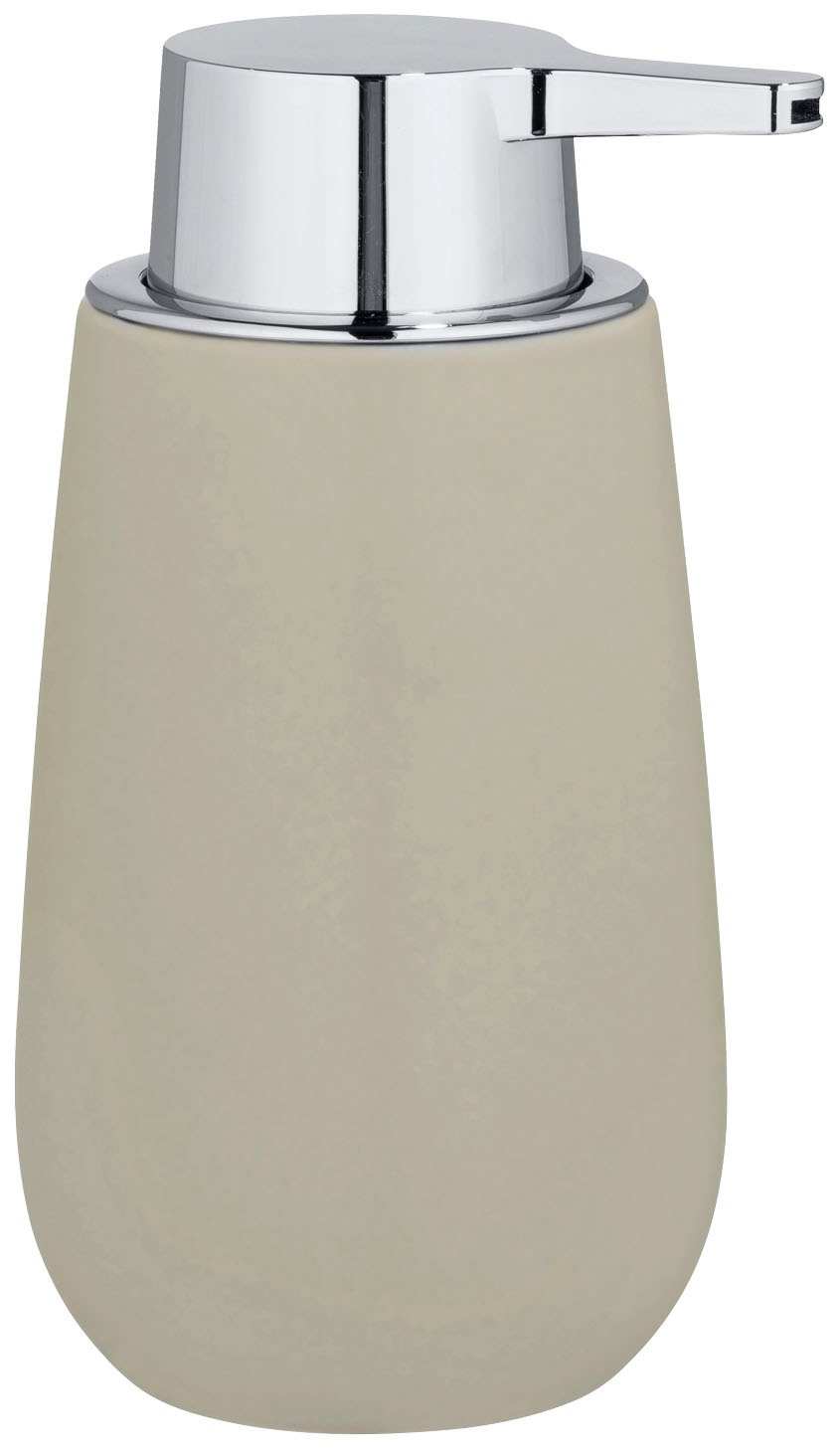 WENKO Seifenspender »Badi«, (1 tlg.), Beige Keramik, 320 ml