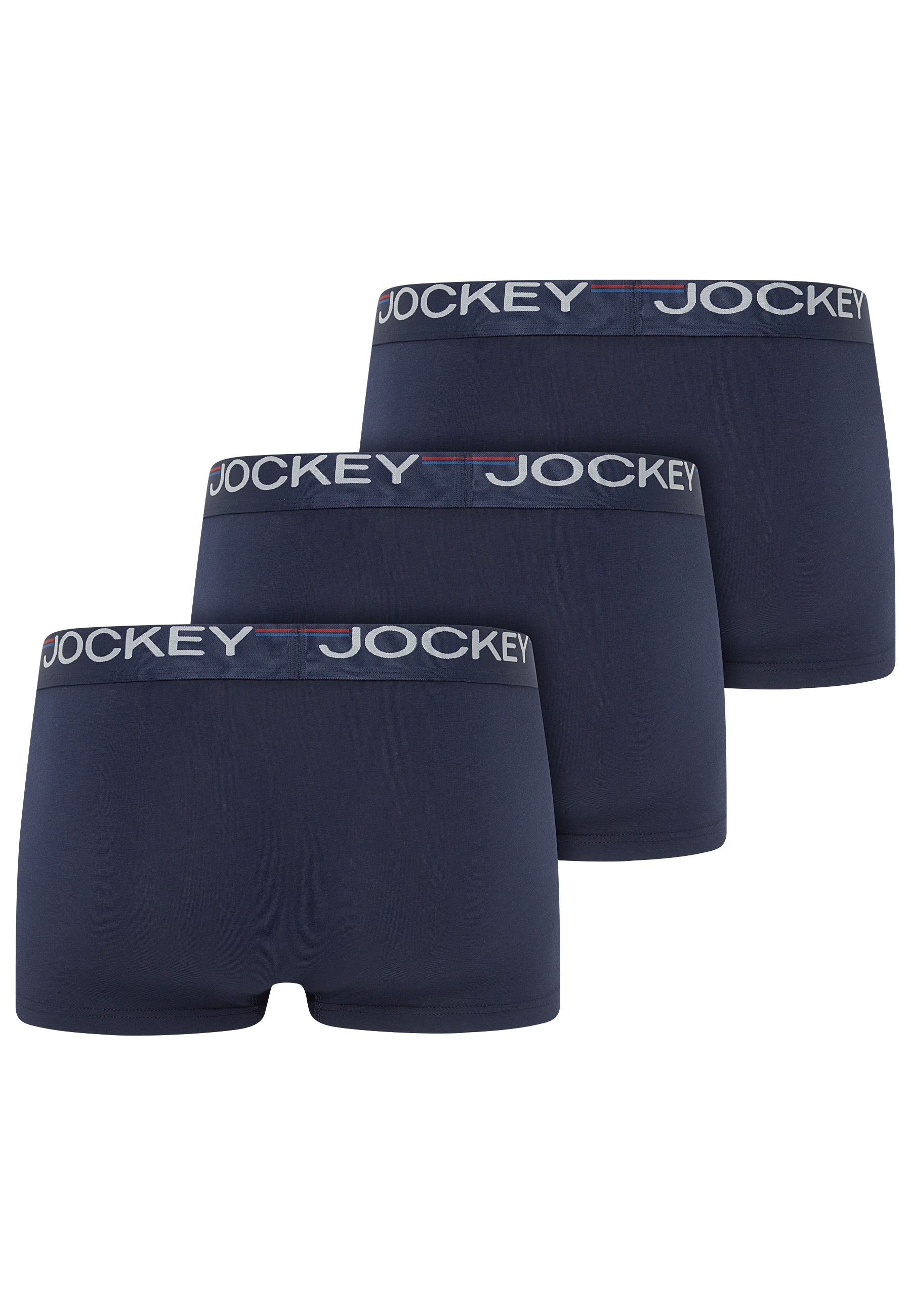 Jockey Trunk »Cotton Stretch« 3er Pack,  (3er Pack), atmungsaktiv, passgenau mit Stretchanteil